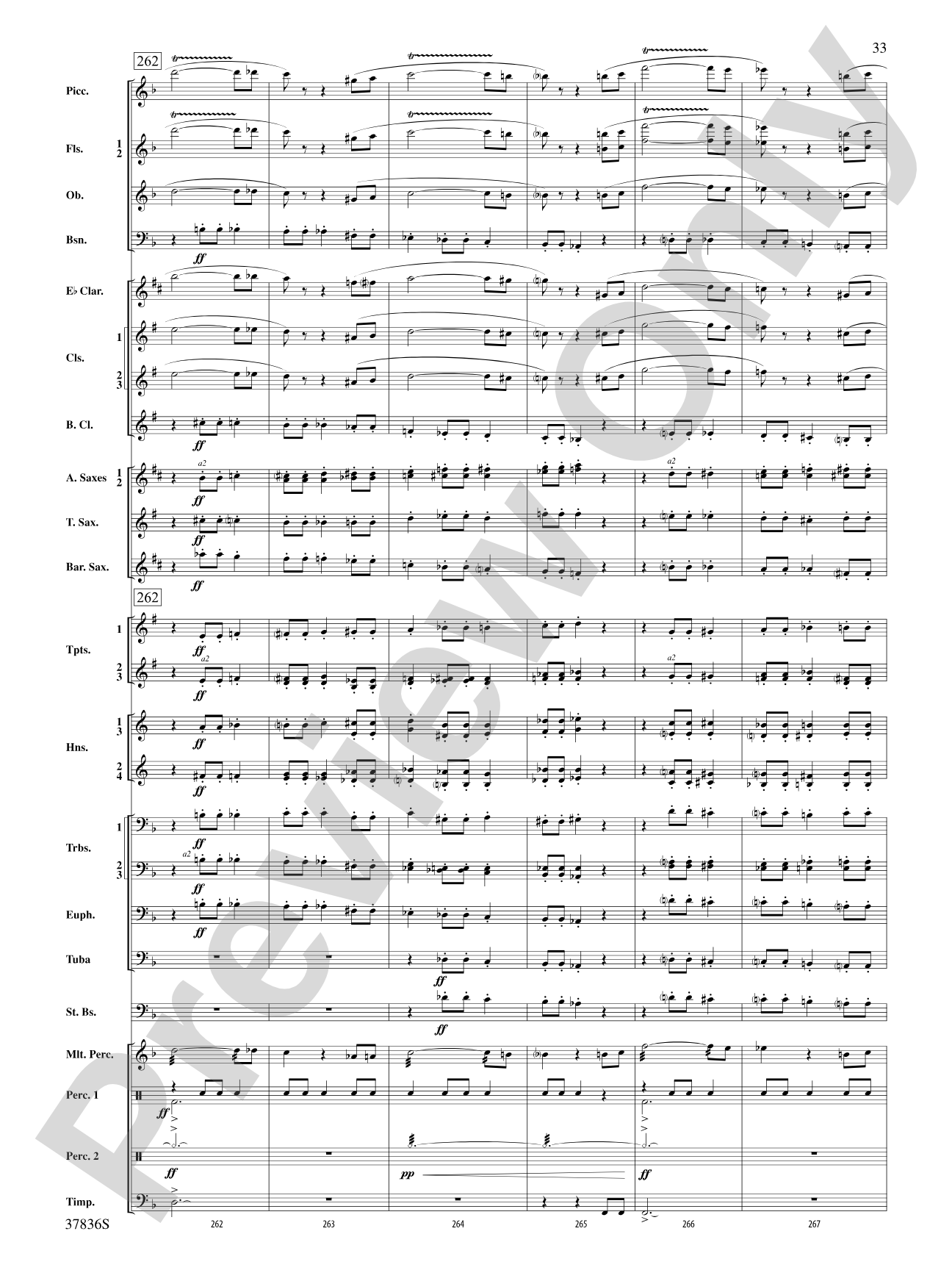 Smoke and Mirrors: Concert Band Conductor Score & Parts