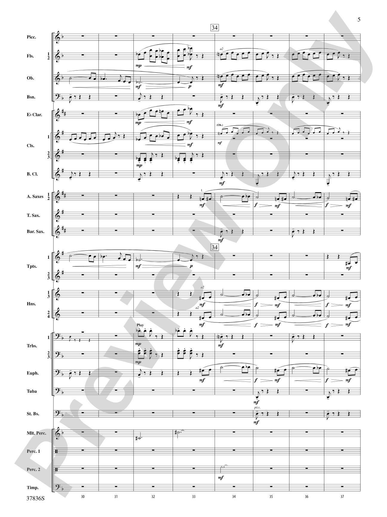 Smoke and Mirrors: Concert Band Conductor Score & Parts