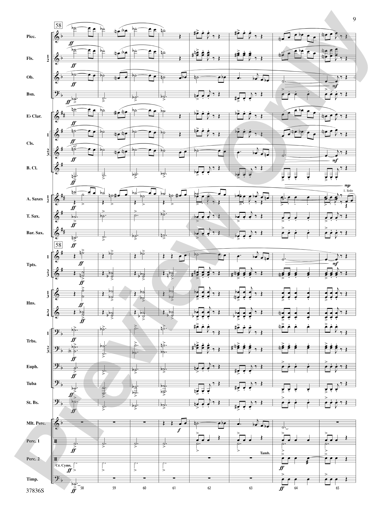 Smoke and Mirrors: Concert Band Conductor Score & Parts