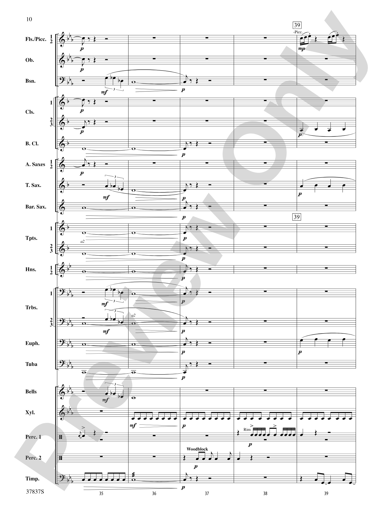 Scramble: Concert Band Conductor Score & Parts