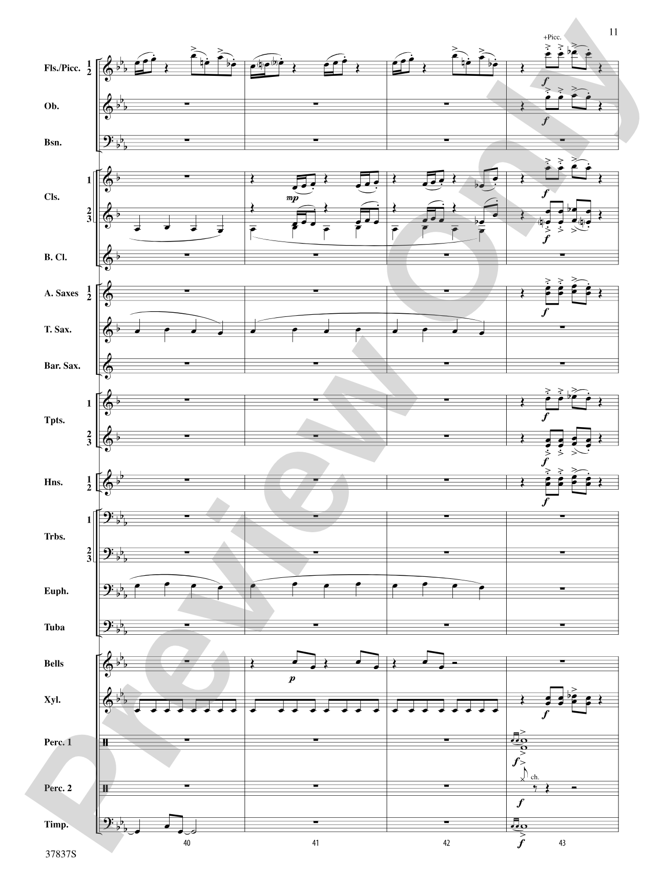 Scramble: Concert Band Conductor Score & Parts
