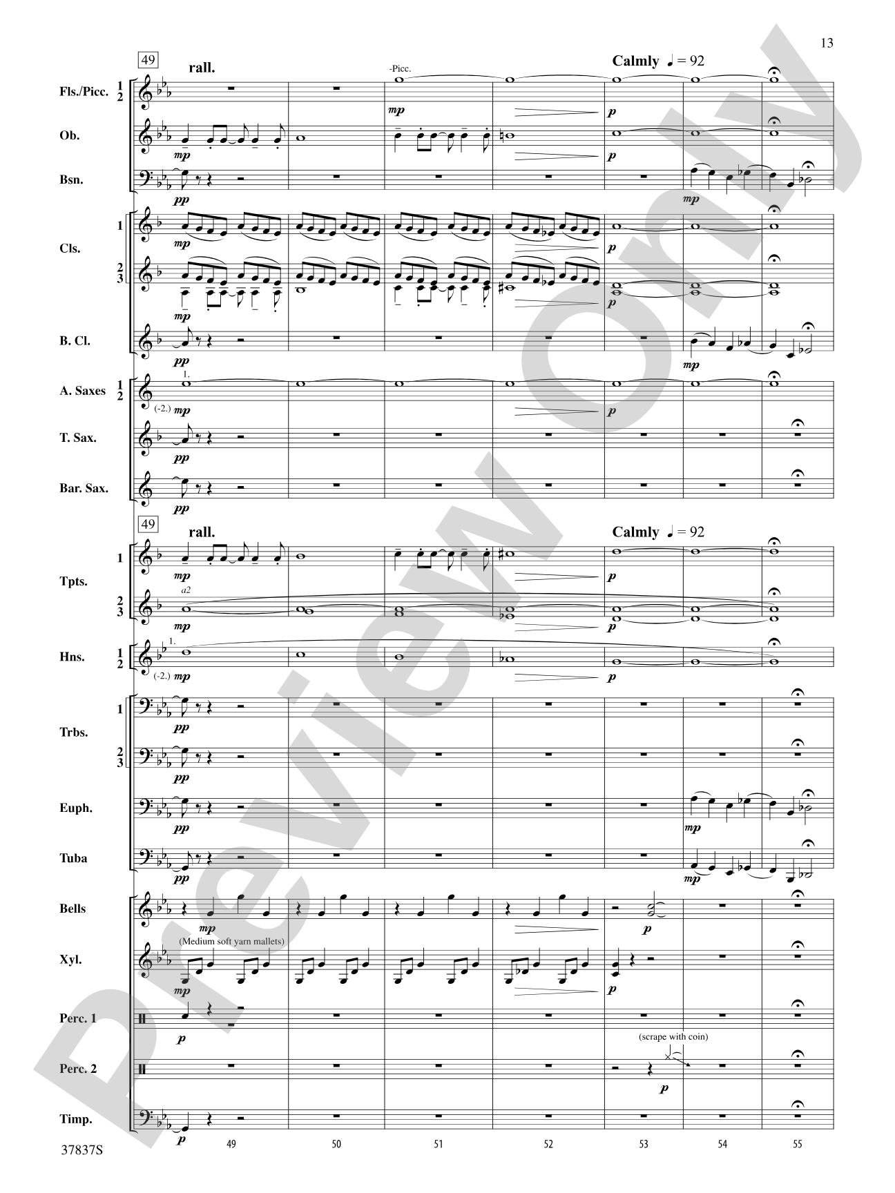Scramble: Concert Band Conductor Score & Parts