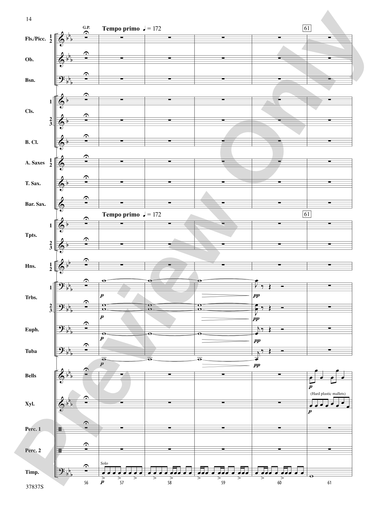 Scramble: Concert Band Conductor Score & Parts