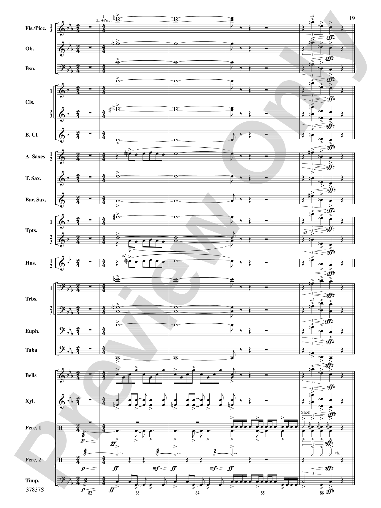Scramble: Concert Band Conductor Score & Parts