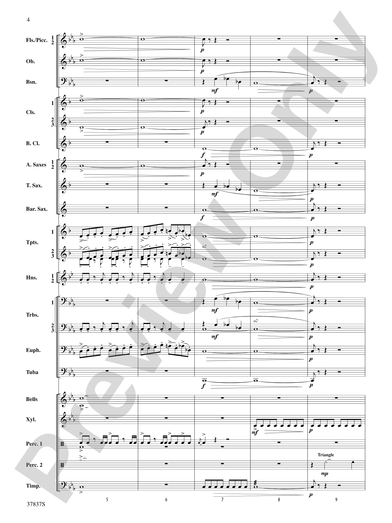Scramble: Concert Band Conductor Score & Parts
