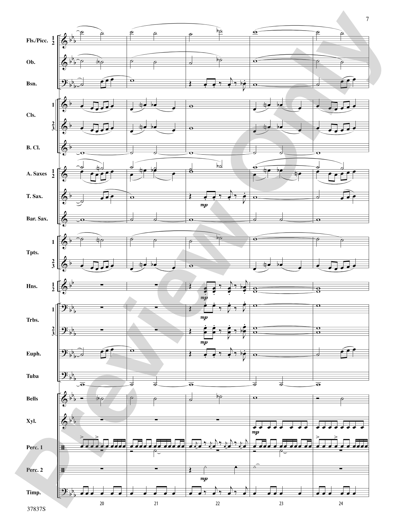 Scramble: Concert Band Conductor Score & Parts