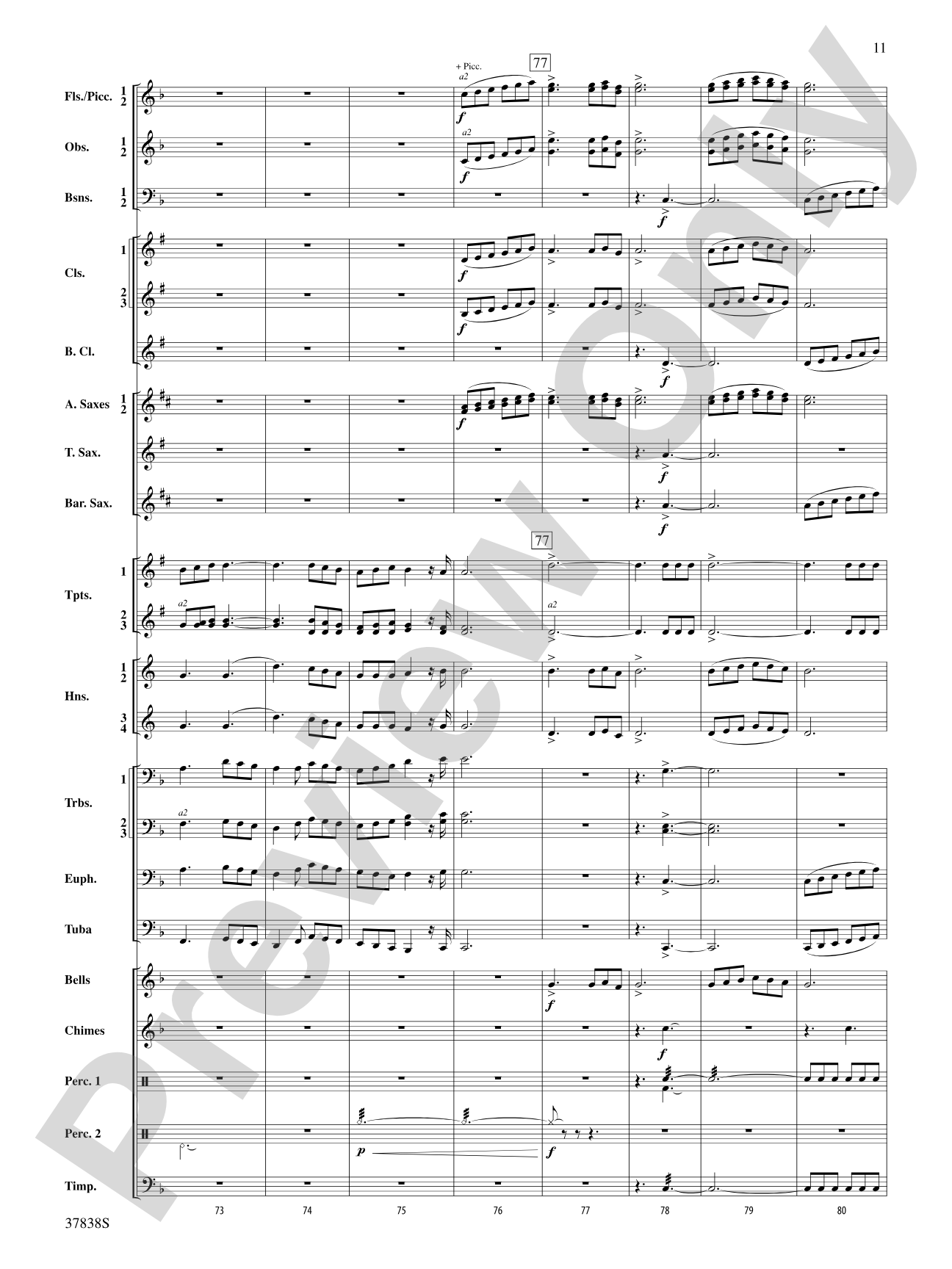 Joyful Variations: Concert Band Conductor Score & Parts