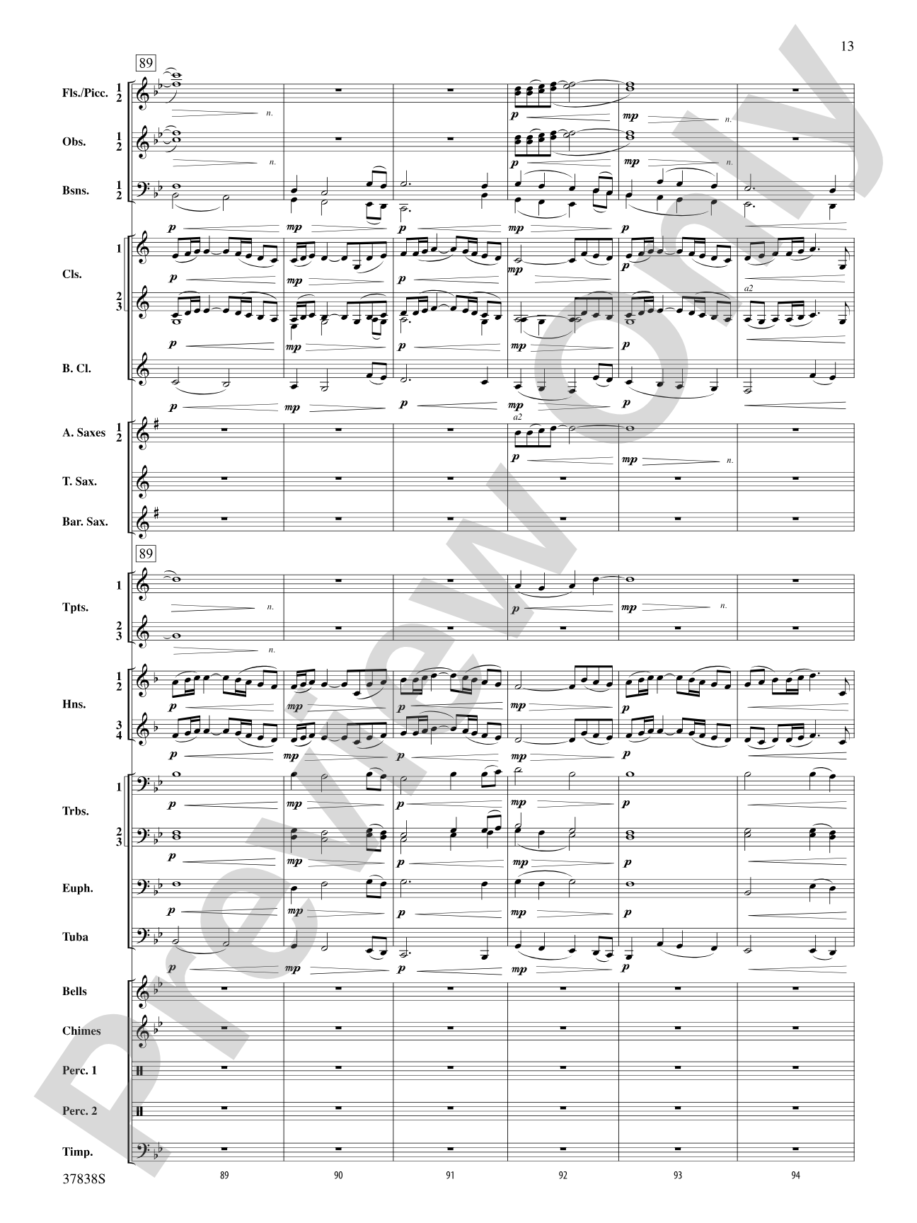 Joyful Variations: Concert Band Conductor Score & Parts