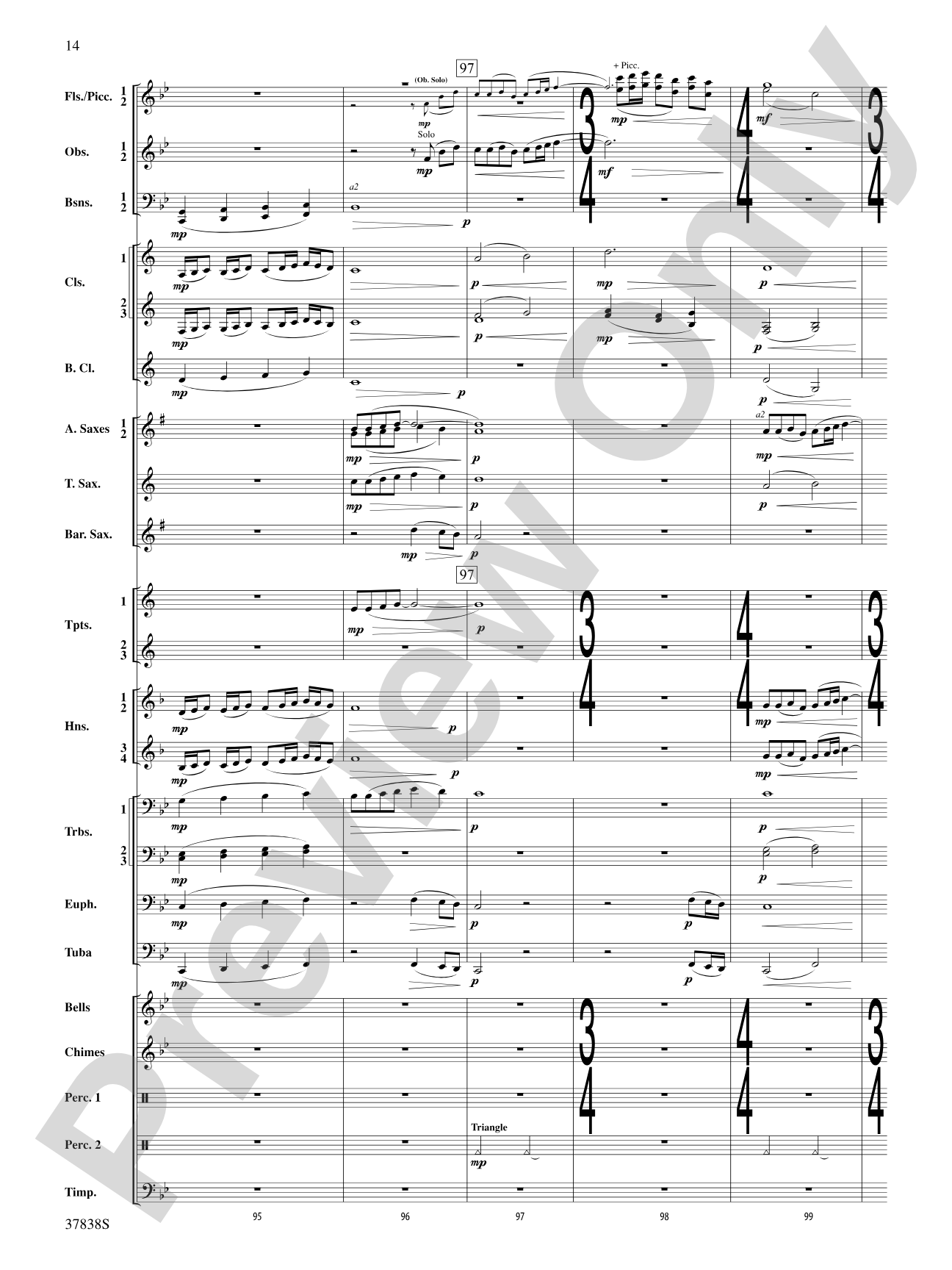 Joyful Variations: Concert Band Conductor Score & Parts