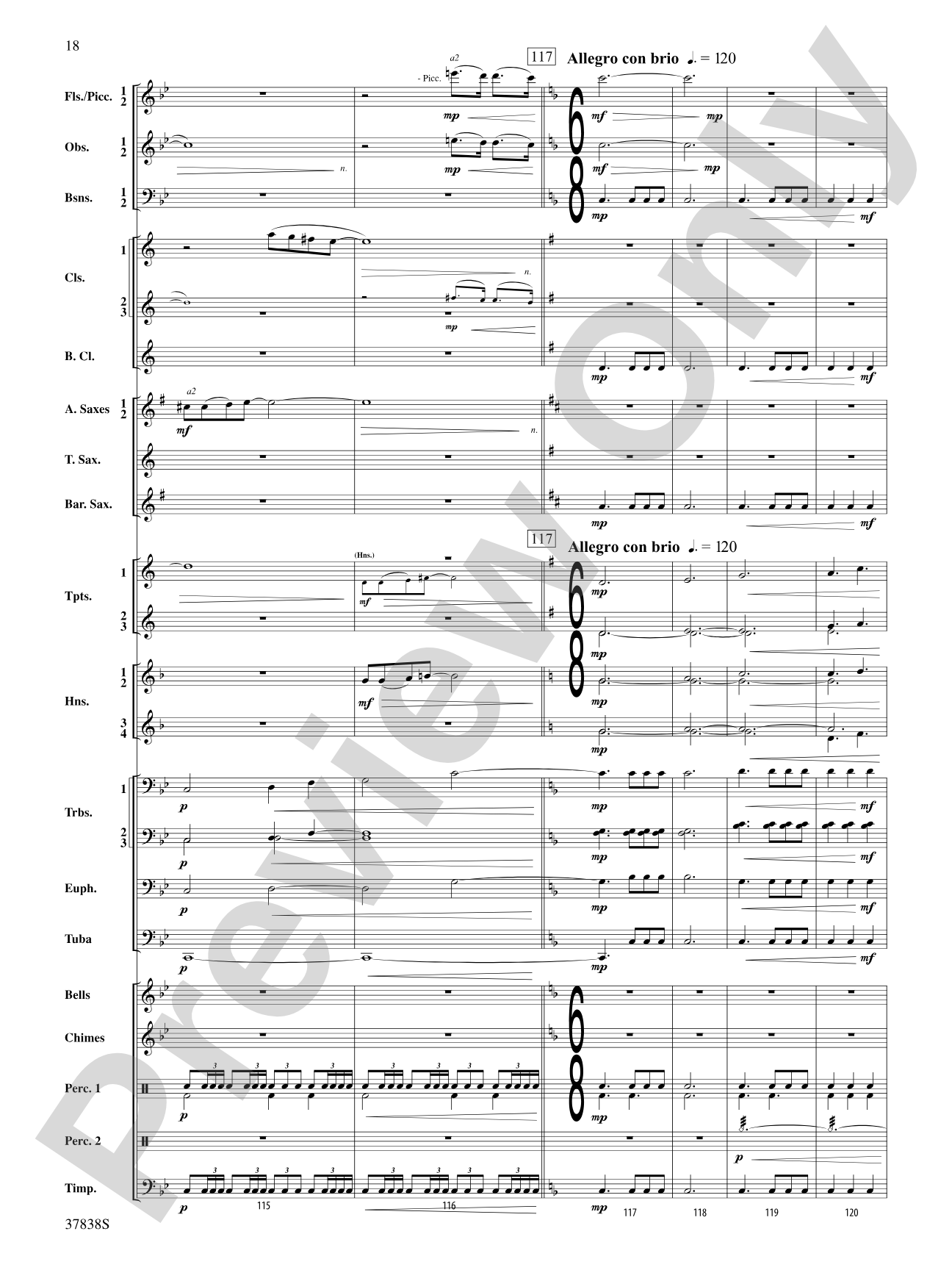 Joyful Variations: Concert Band Conductor Score & Parts