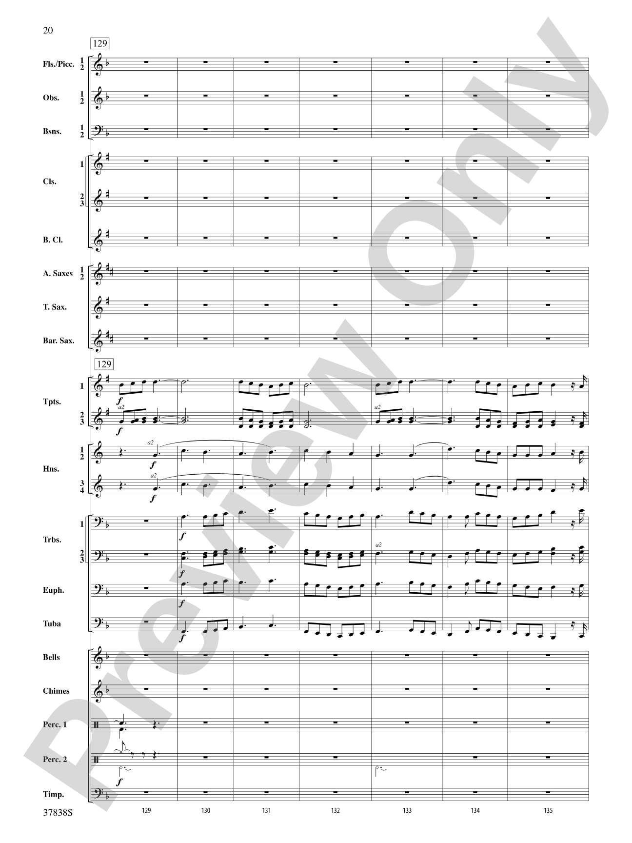 Joyful Variations: Concert Band Conductor Score & Parts