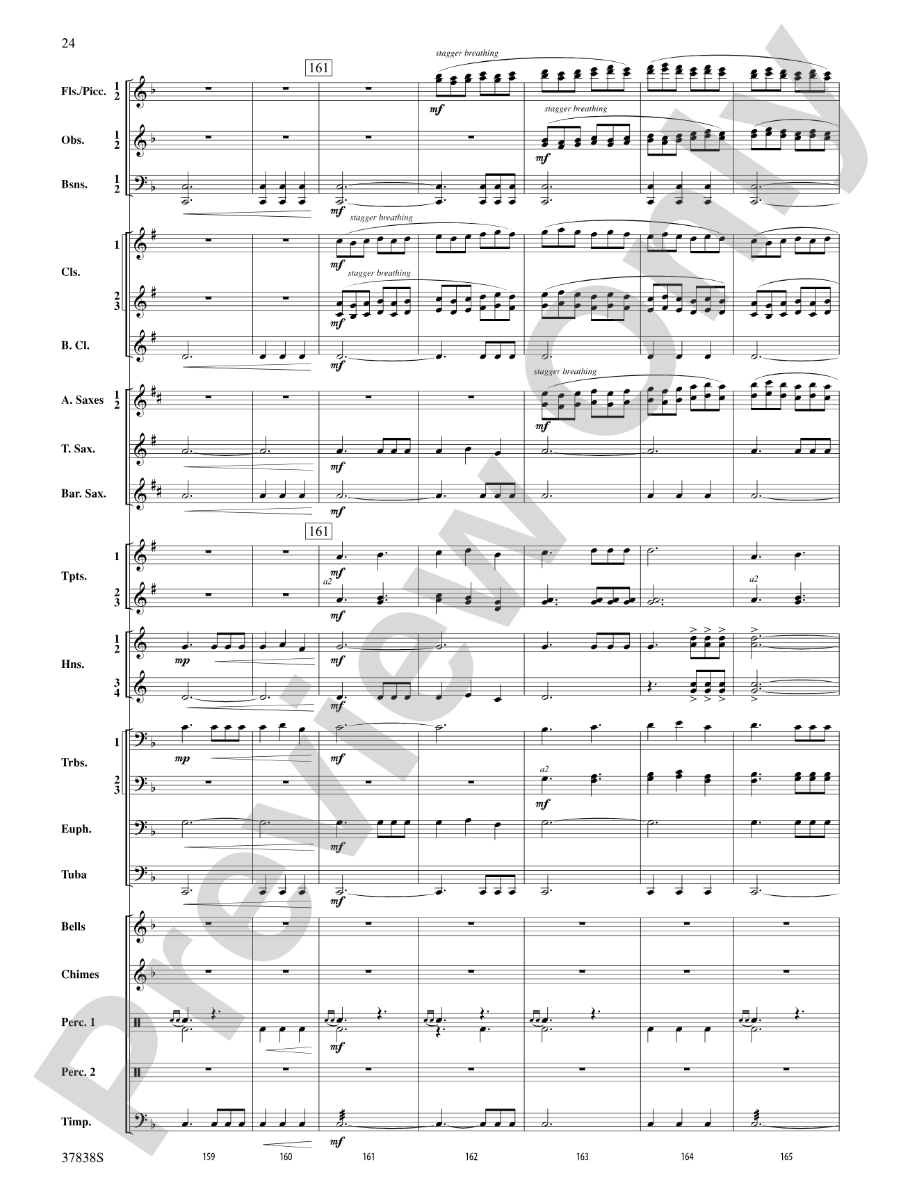 Joyful Variations: Concert Band Conductor Score & Parts