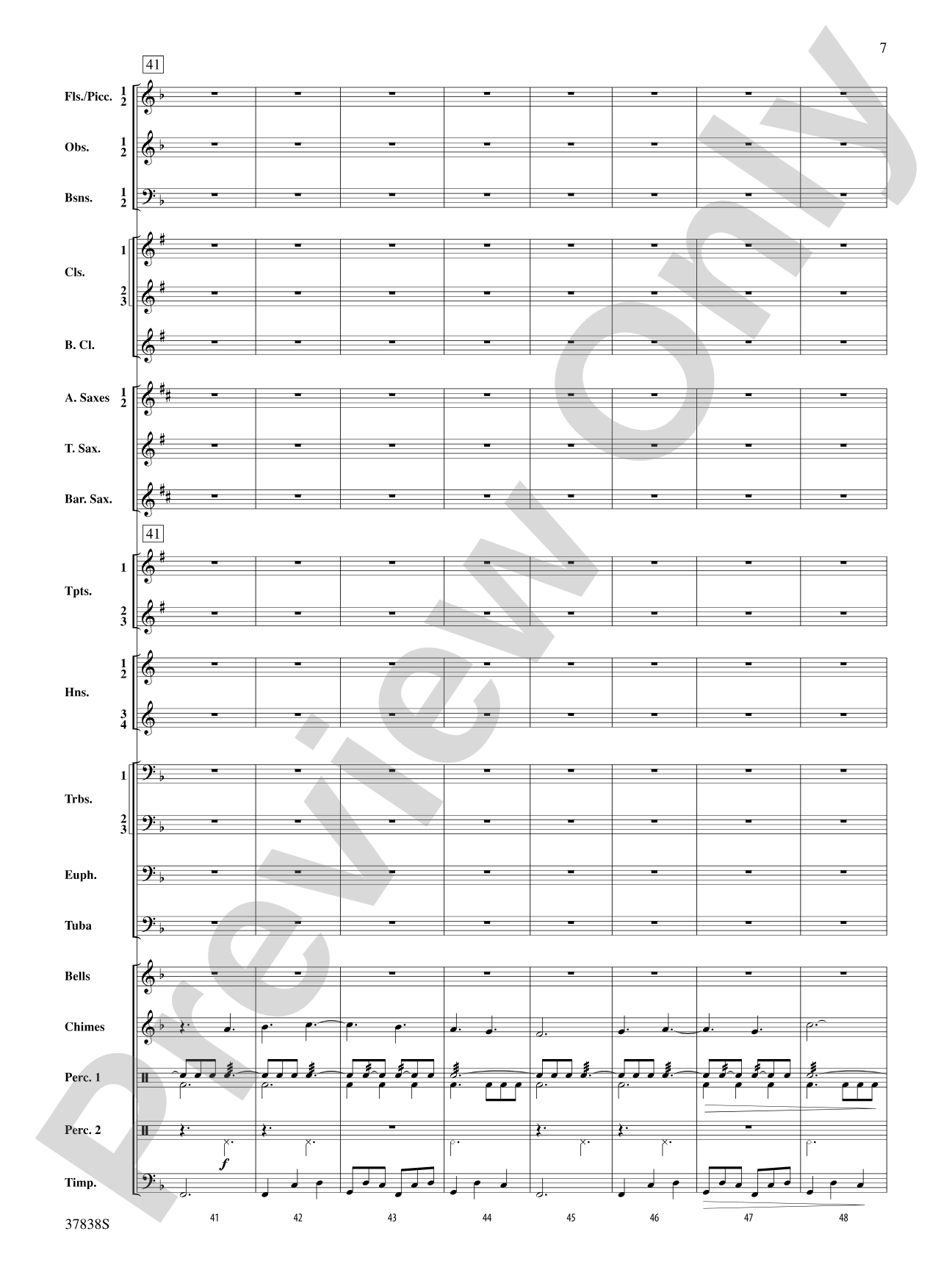 Joyful Variations: Concert Band Conductor Score & Parts