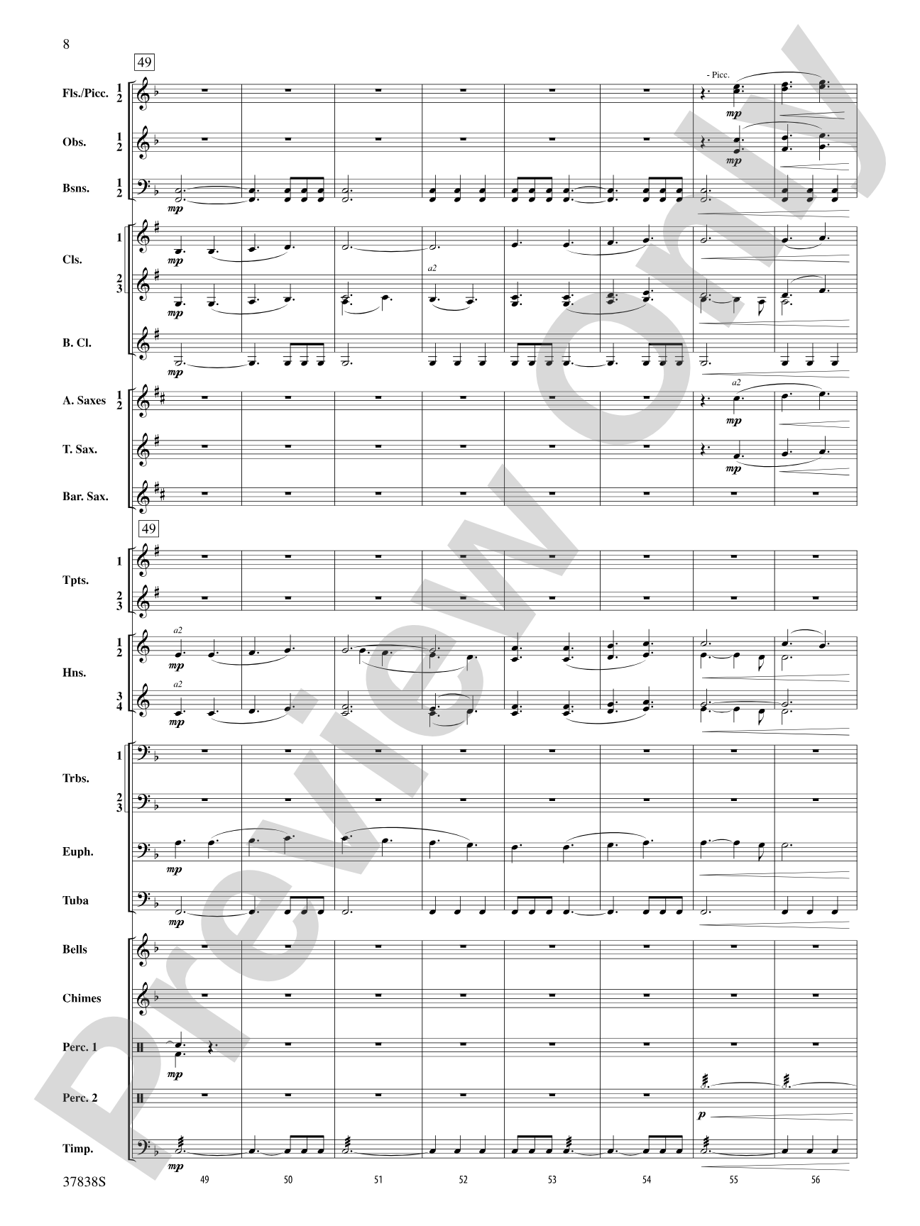 Joyful Variations: Concert Band Conductor Score & Parts