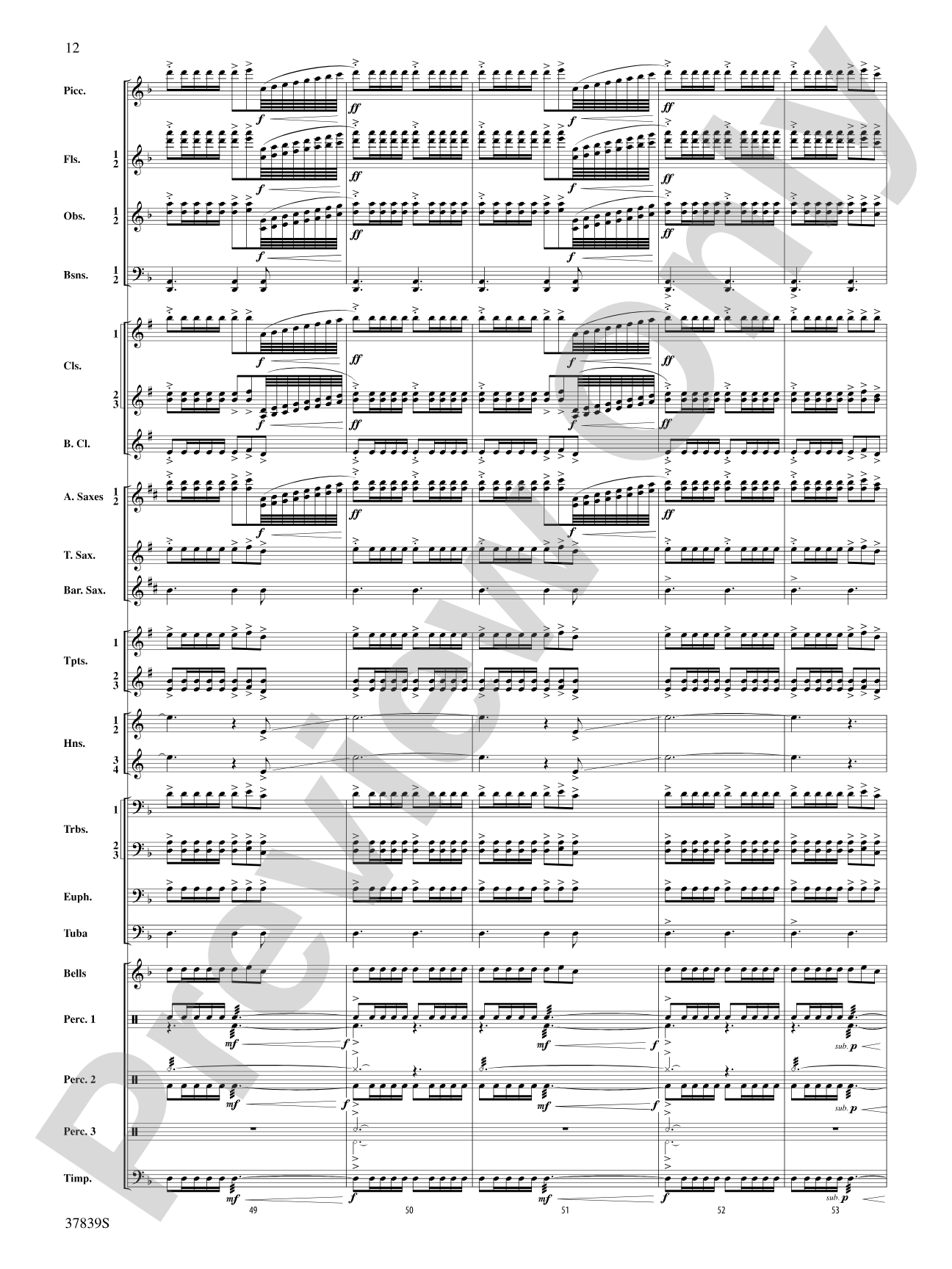 Conquest 1 (from the motion picture Ninja's Creed): Concert Band Conductor Score & Parts