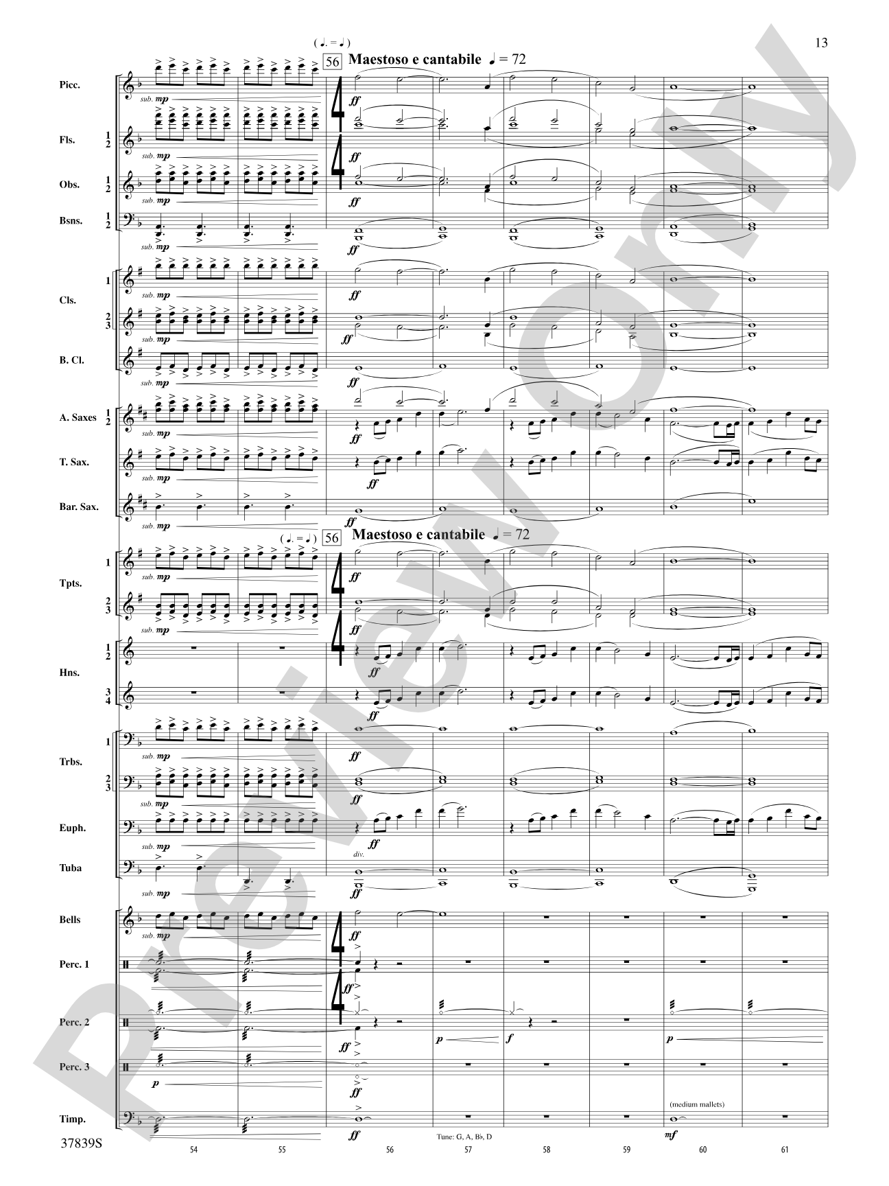 Conquest 1 (from the motion picture Ninja's Creed): Concert Band Conductor Score & Parts