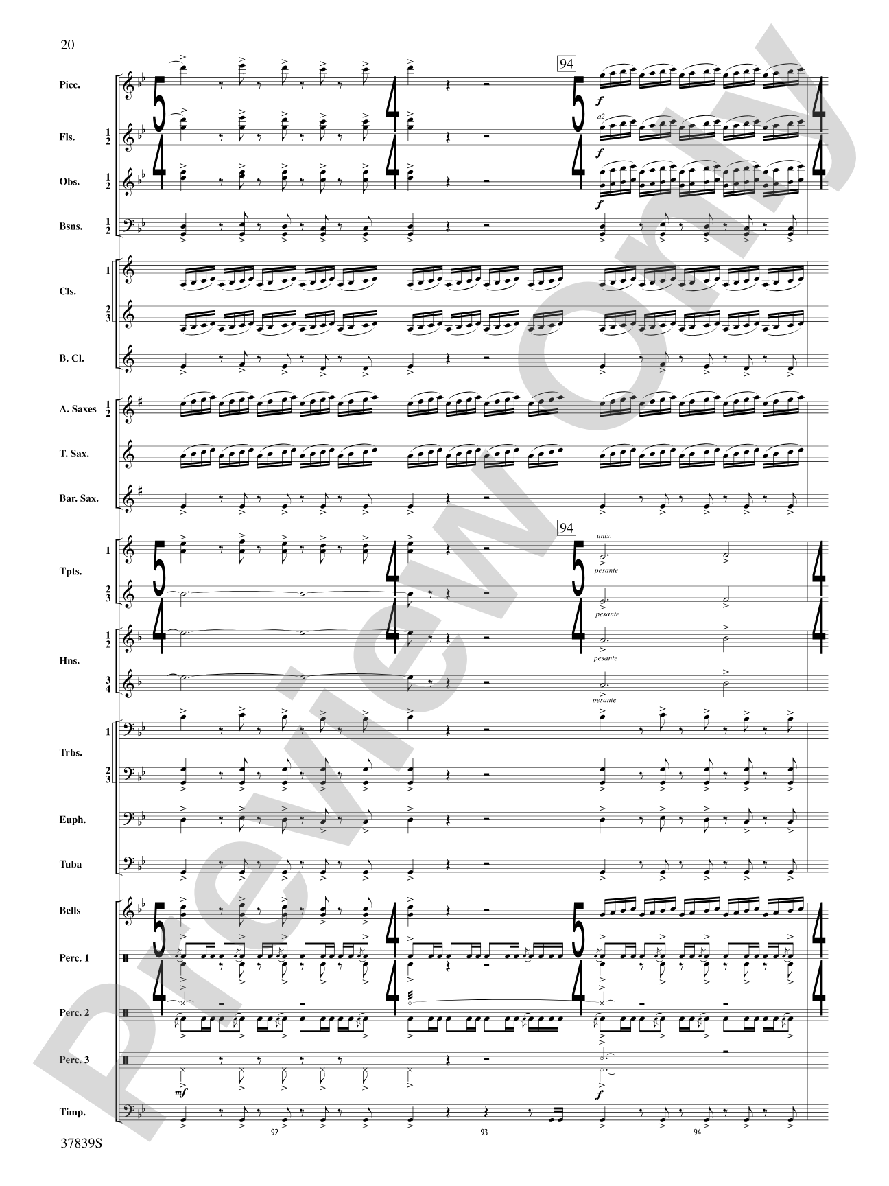 Conquest 1 (from the motion picture Ninja's Creed): Concert Band Conductor Score & Parts