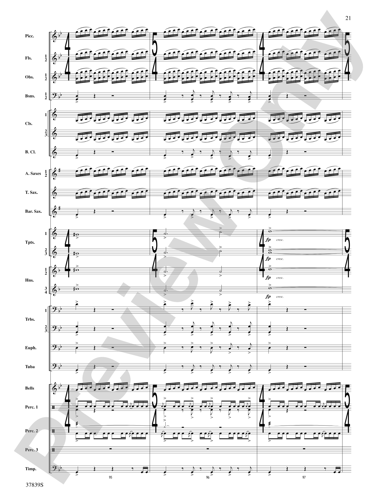 Conquest 1 (from the motion picture Ninja's Creed): Concert Band Conductor Score & Parts