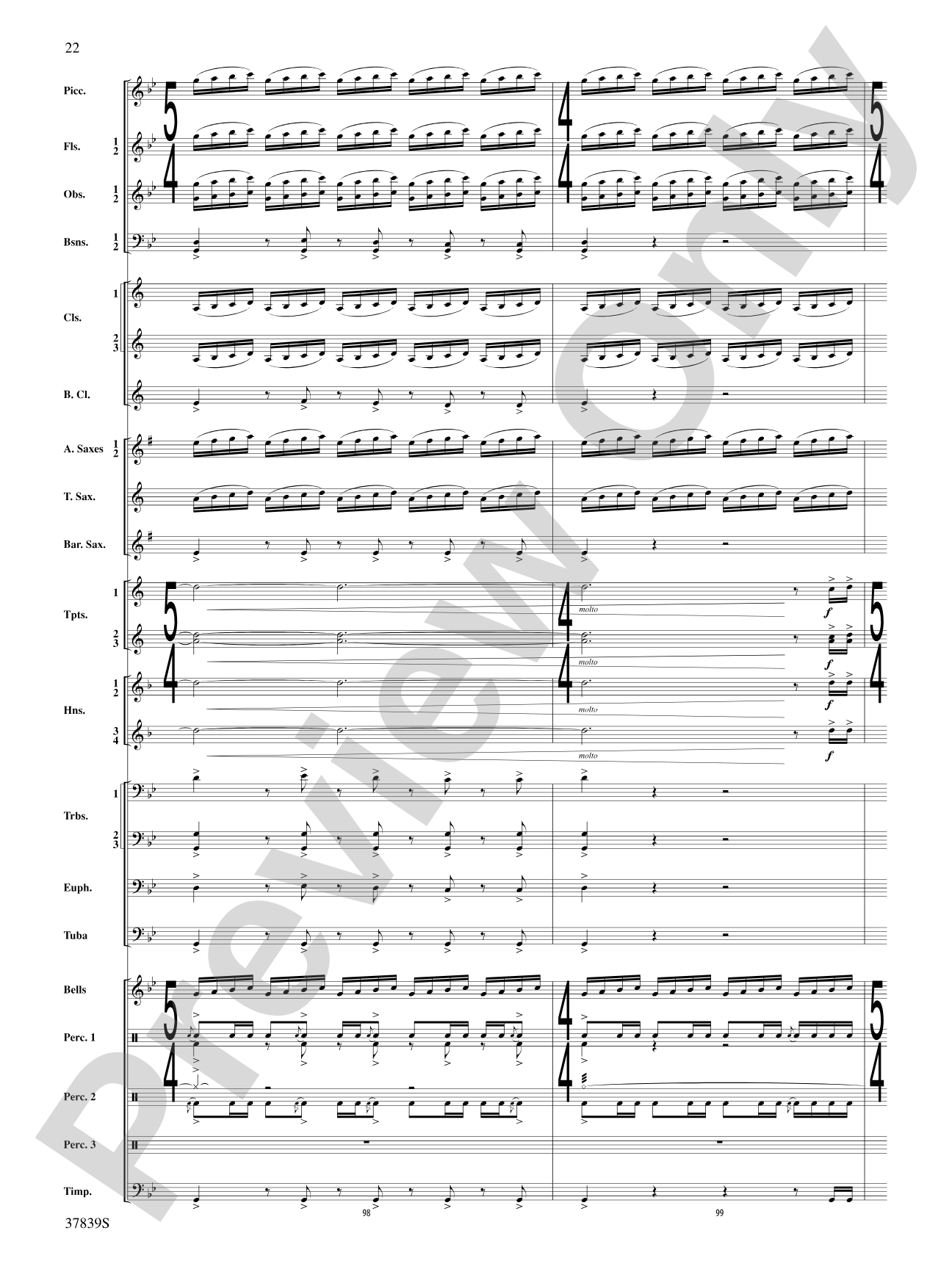 Conquest 1 (from the motion picture Ninja's Creed): Concert Band Conductor Score & Parts