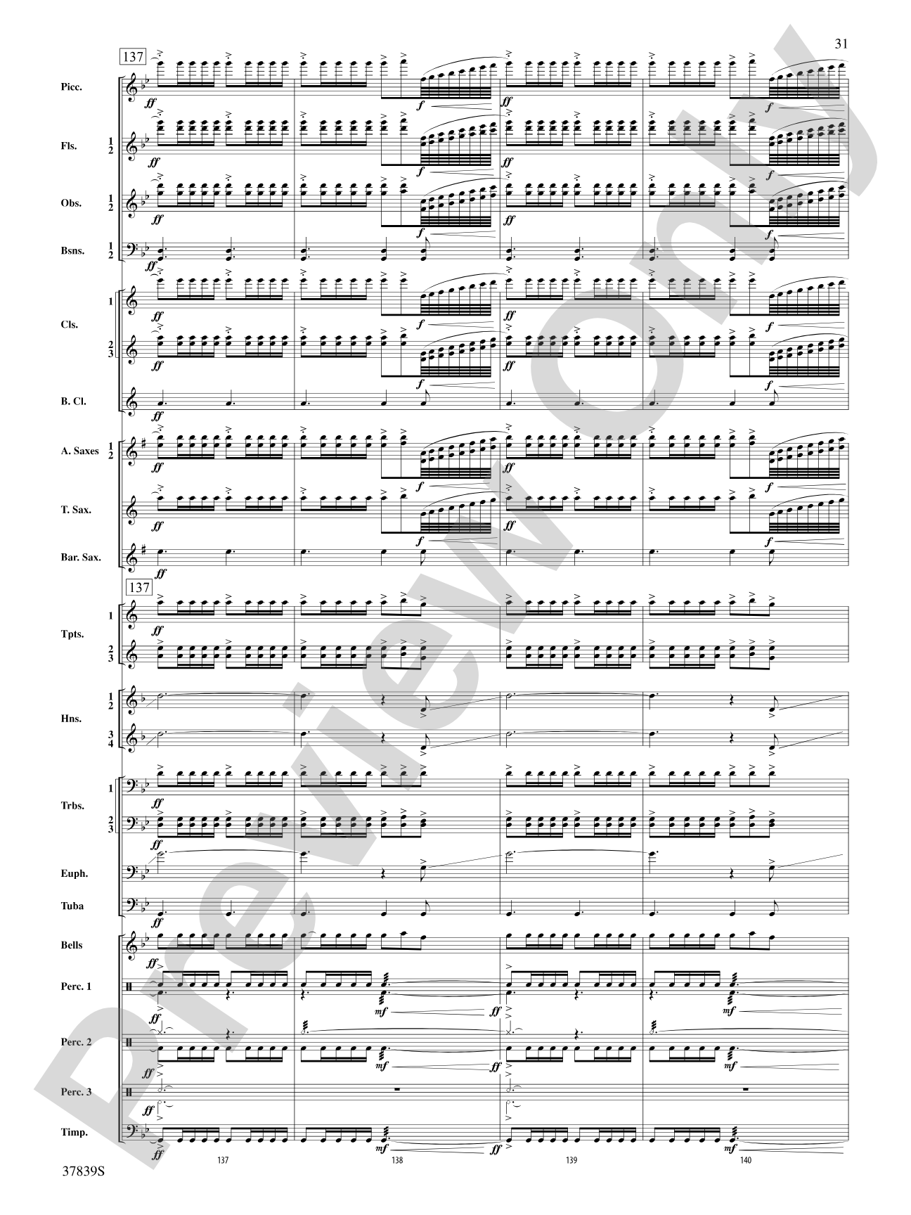 Conquest 1 (from the motion picture Ninja's Creed): Concert Band Conductor Score & Parts