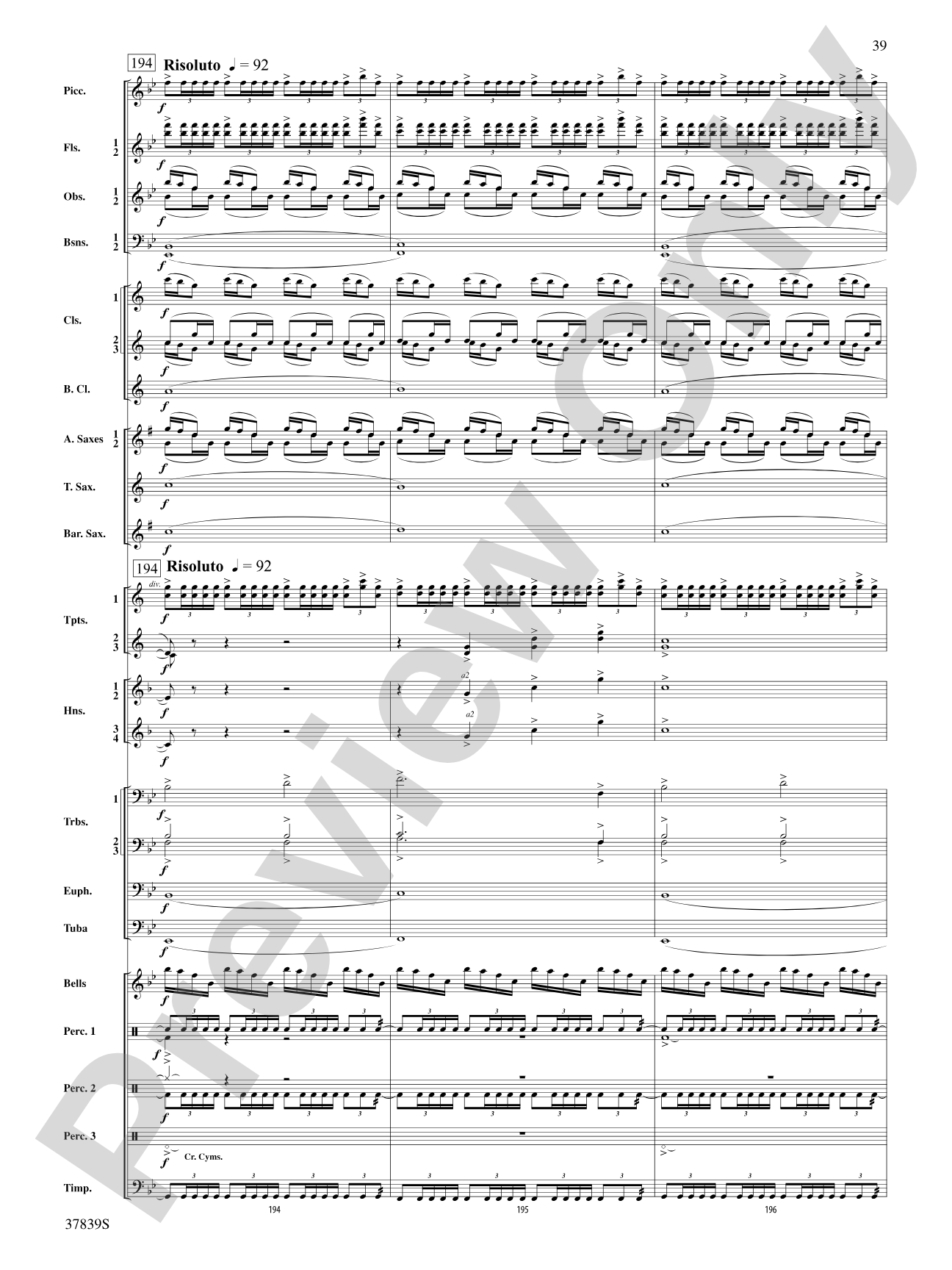Conquest 1 (from the motion picture Ninja's Creed): Concert Band Conductor Score & Parts