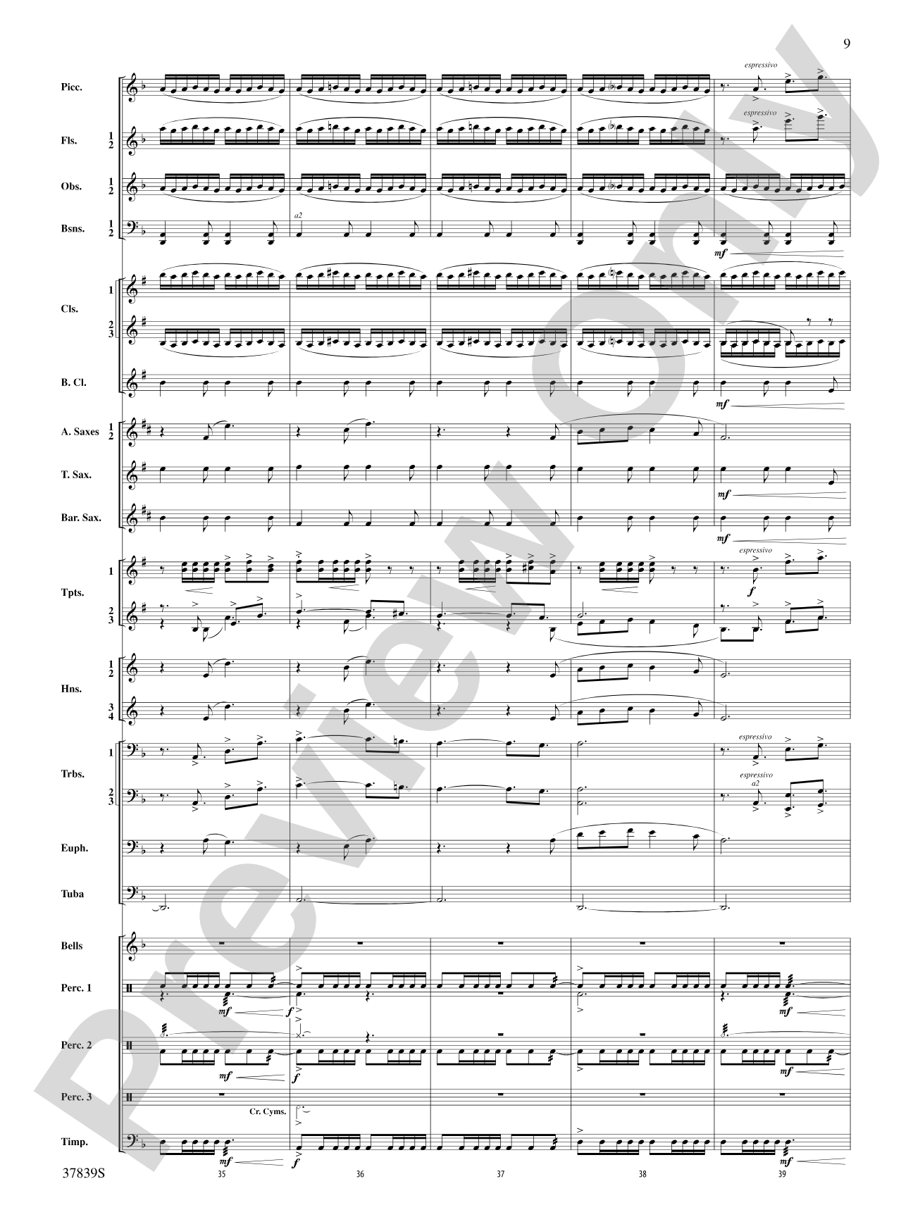 Conquest 1 (from the motion picture Ninja's Creed): Concert Band Conductor Score & Parts