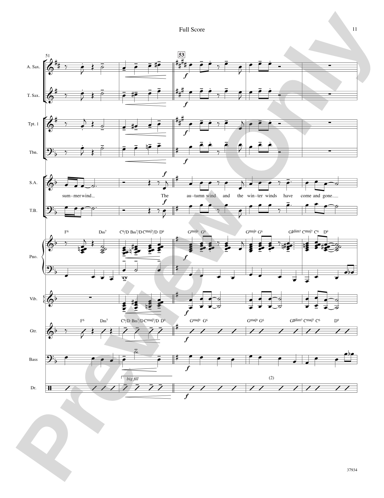 Summer Wind: Choral SoundPax