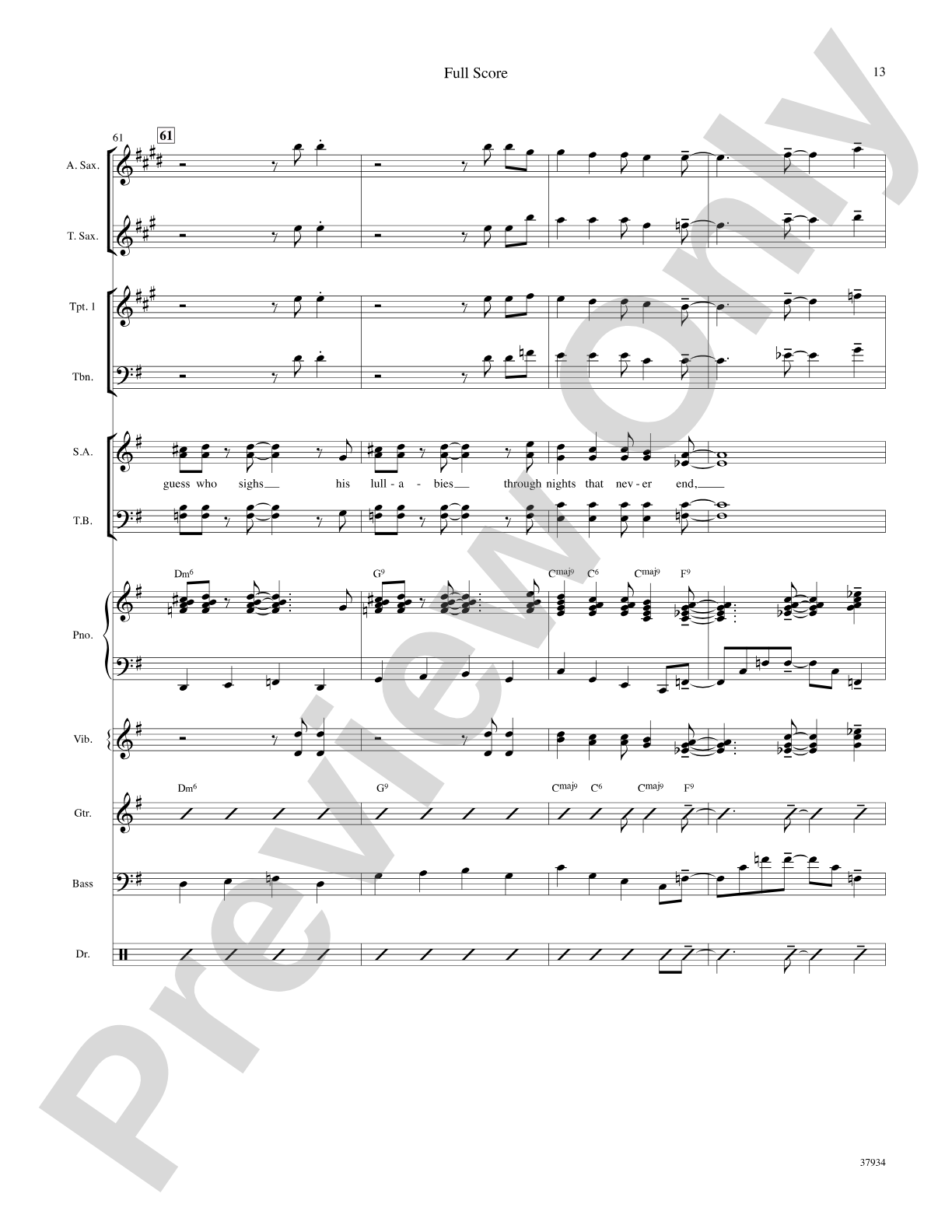 Summer Wind: Choral SoundPax