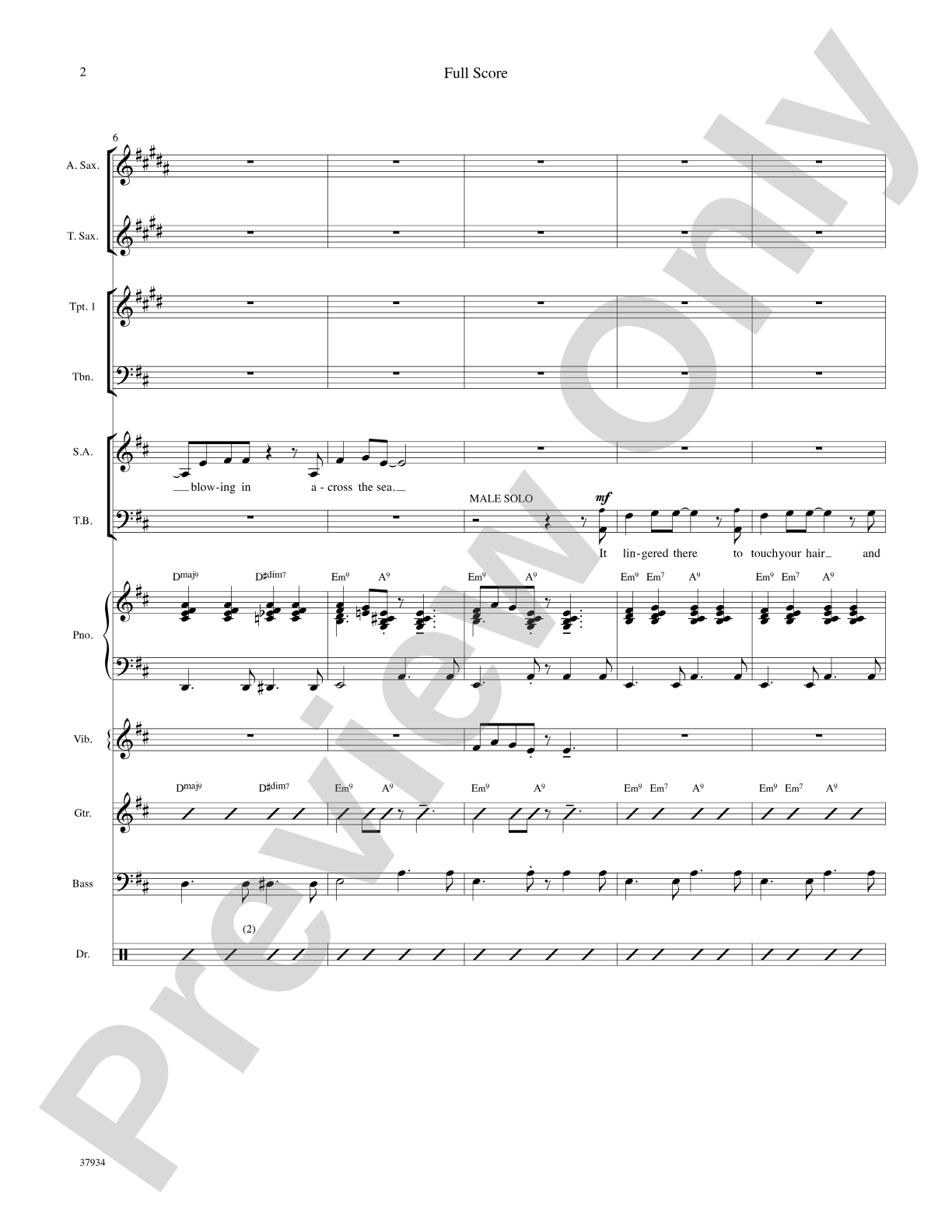 Summer Wind: Choral SoundPax