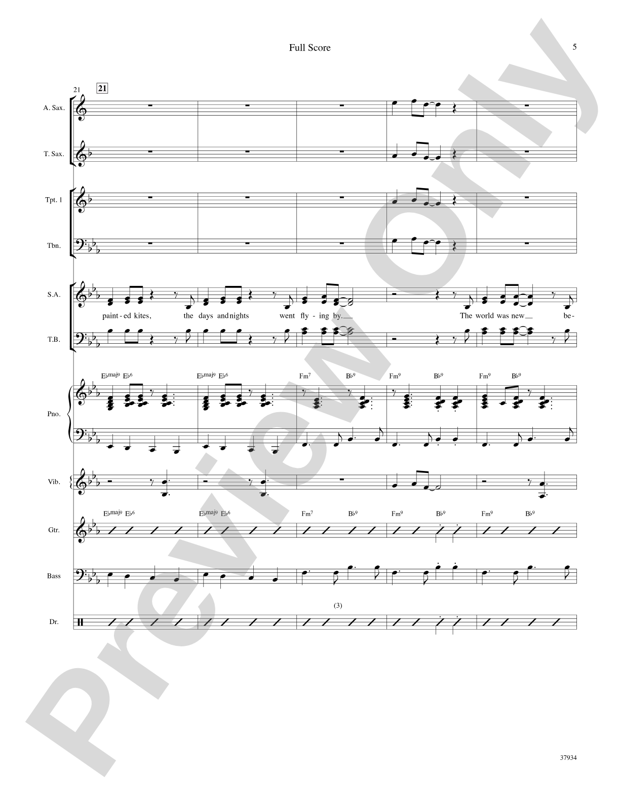 Summer Wind: Choral SoundPax