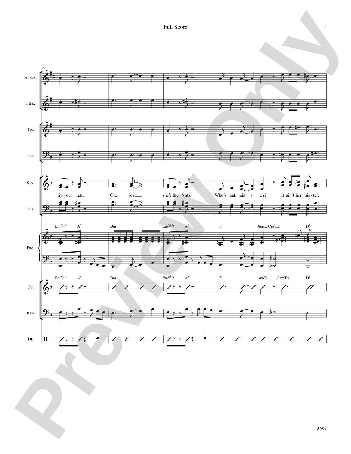 Sweet Georgia Brown: Choral SoundPax