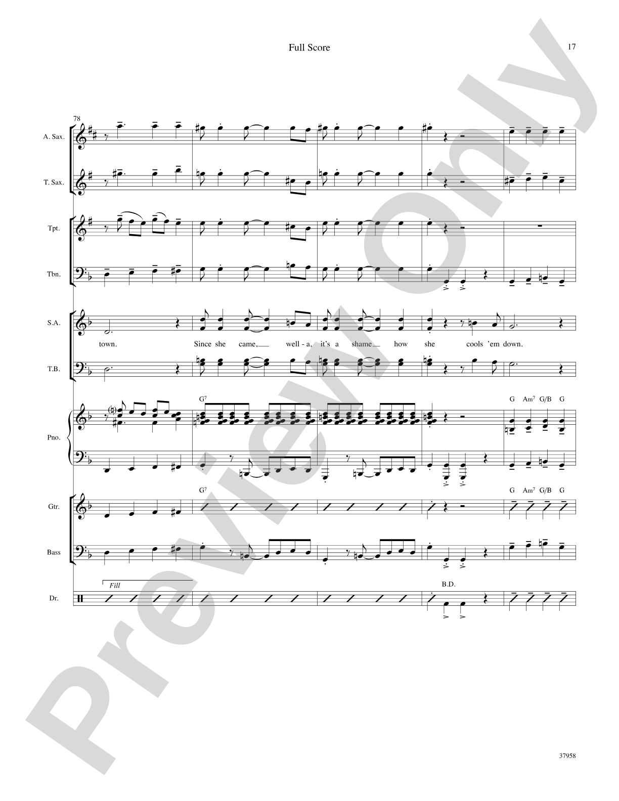 Sweet Georgia Brown: Choral SoundPax