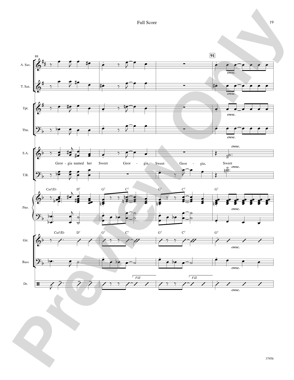 Sweet Georgia Brown: Choral SoundPax