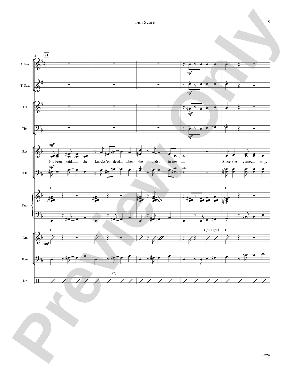 Sweet Georgia Brown: Choral SoundPax