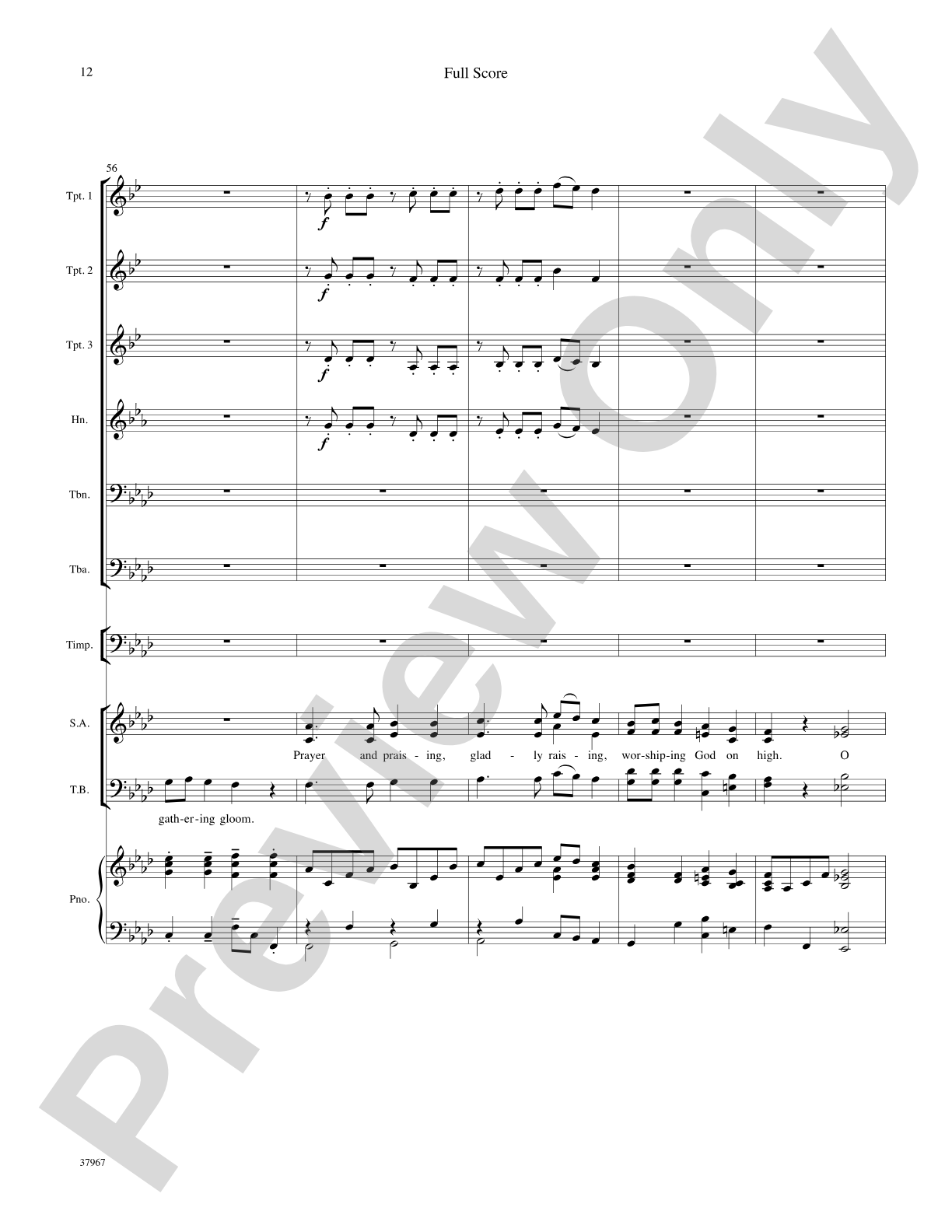 We Three Kings: Score: Choral SoundPax