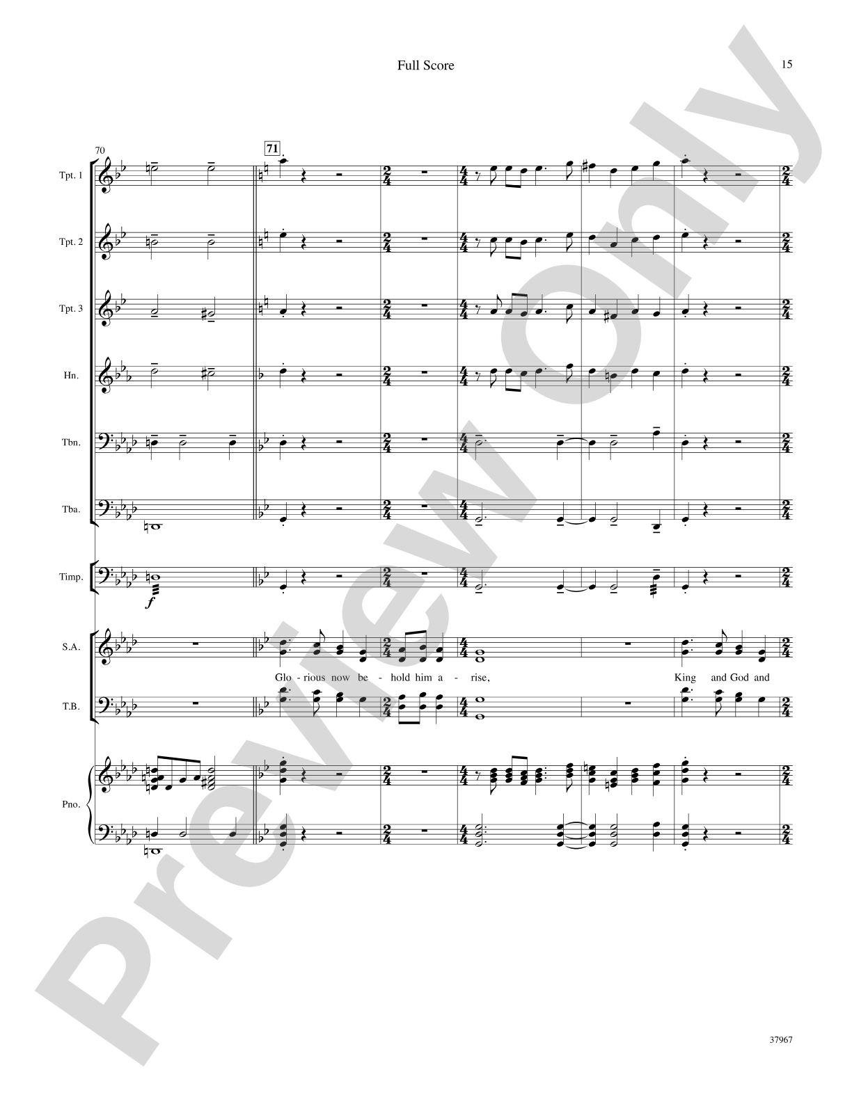 We Three Kings: Score: Choral SoundPax