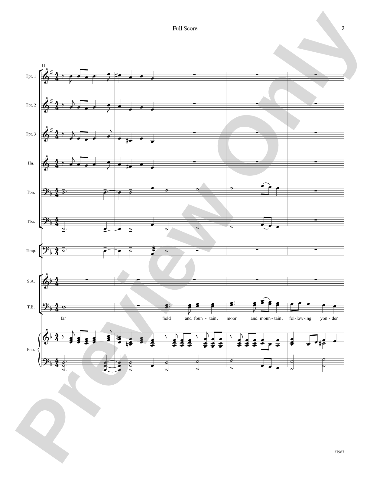 We Three Kings: Score: Choral SoundPax