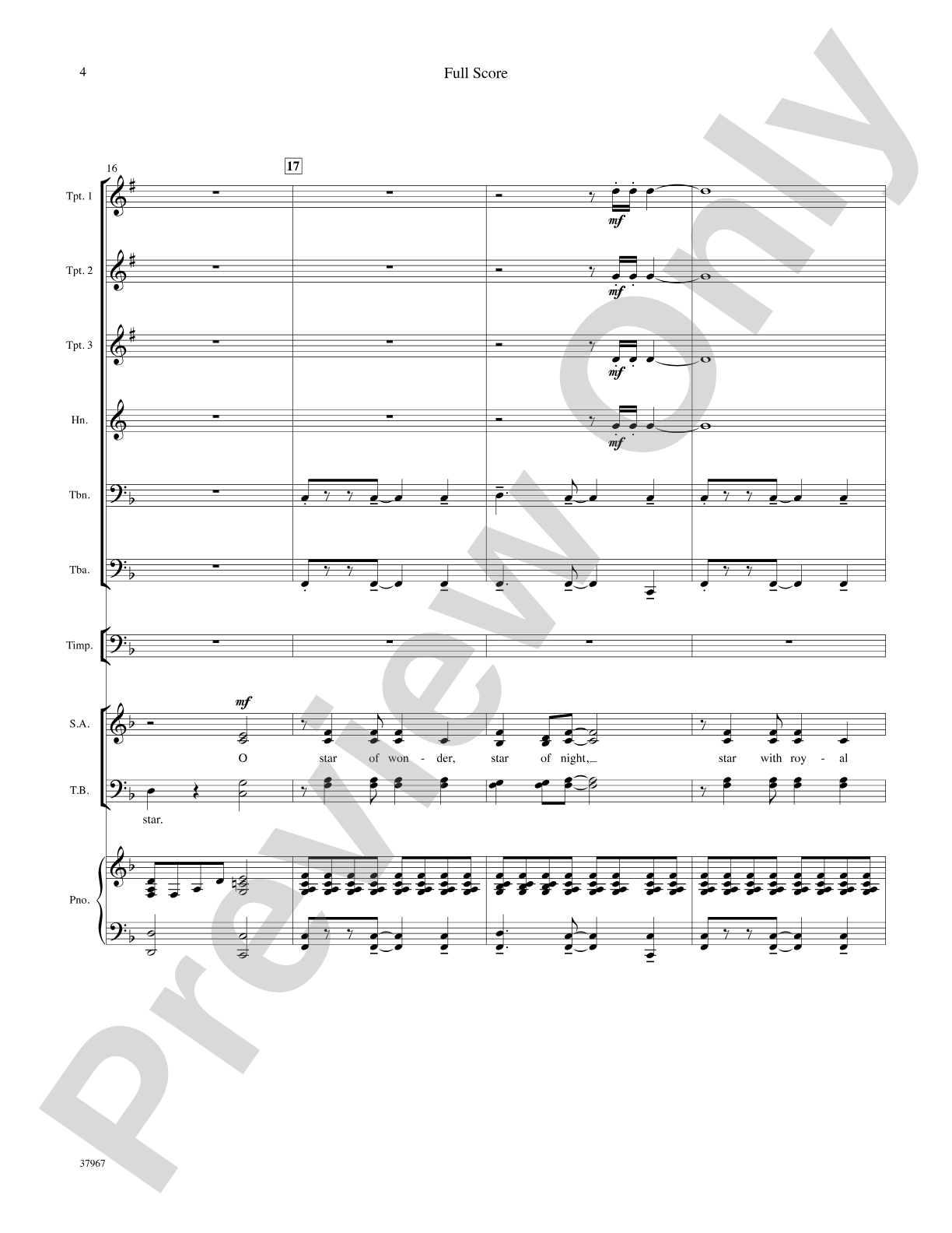 We Three Kings: Score: Choral SoundPax