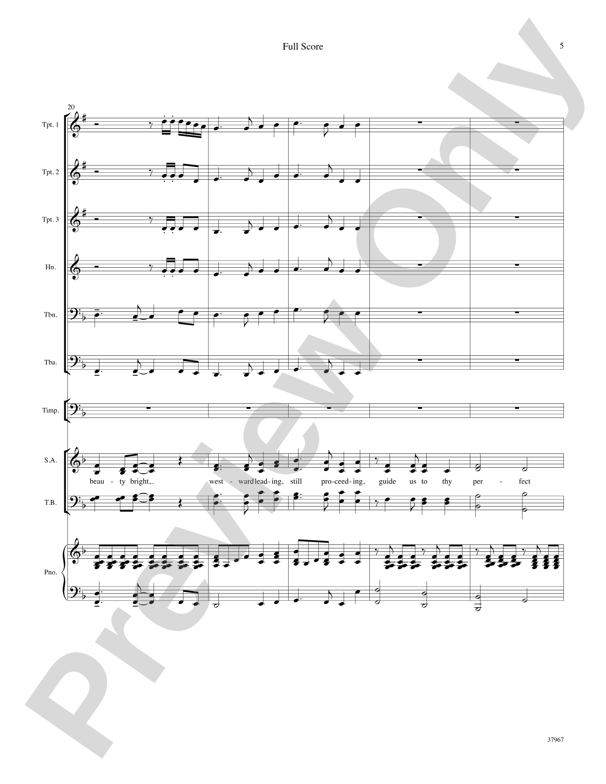 We Three Kings: Score: Choral SoundPax