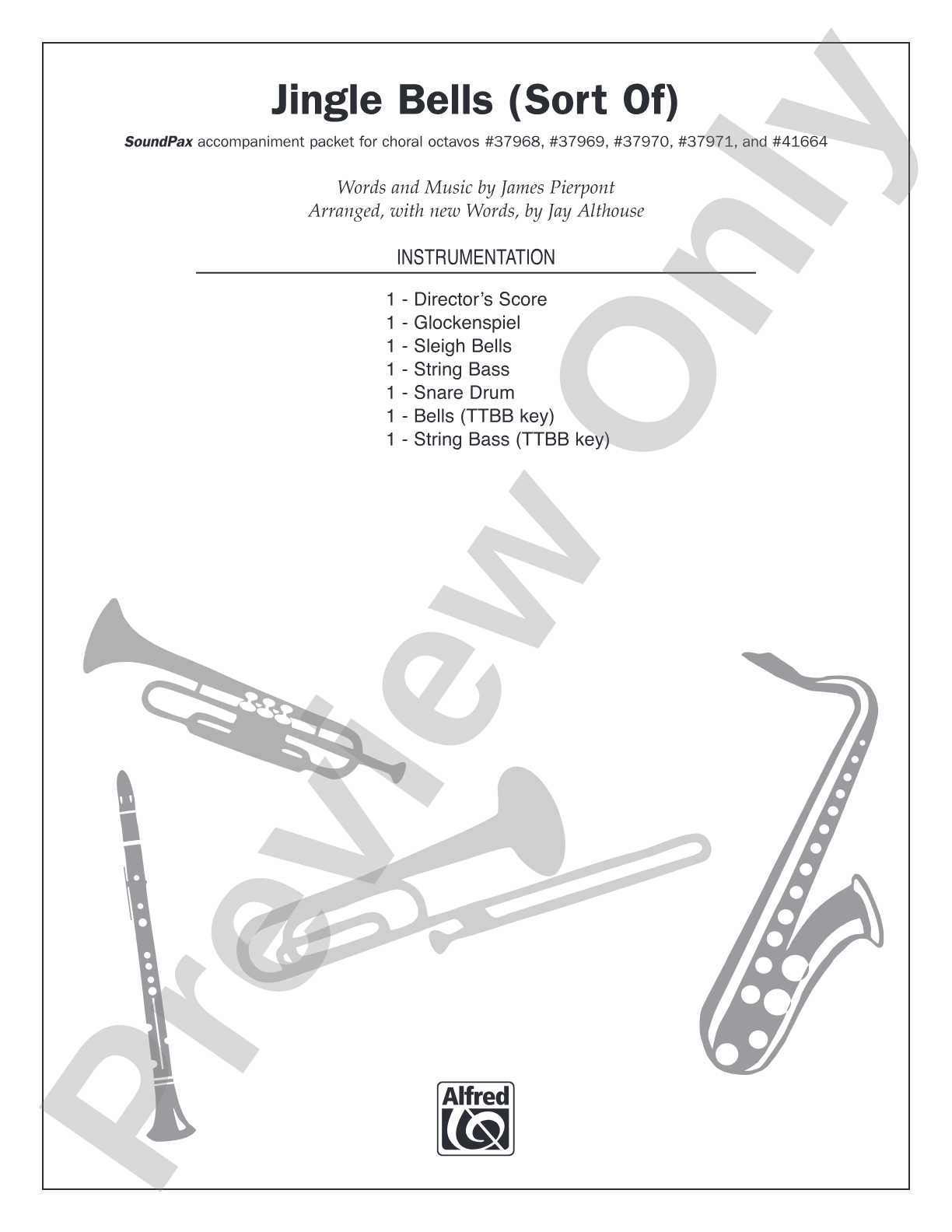 Jingle Bells (Sort Of): Choral SoundPax