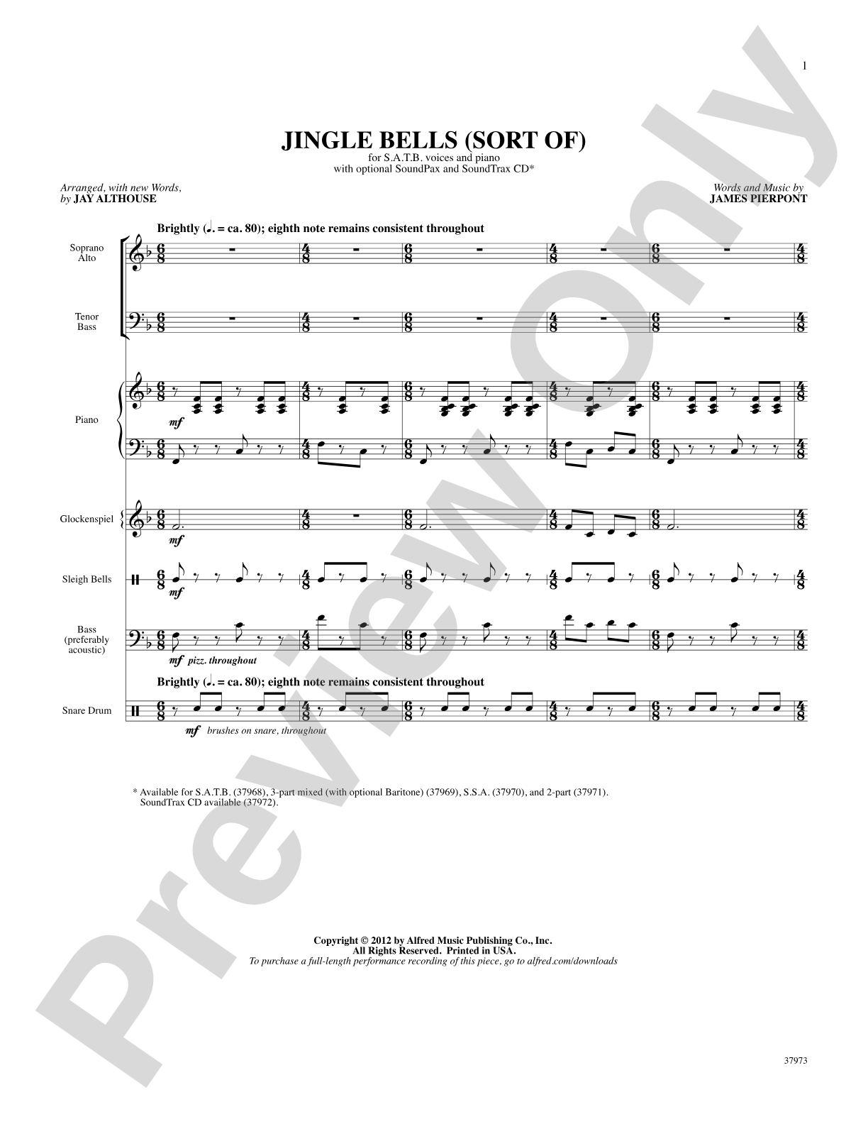 Jingle Bells (Sort Of): Choral SoundPax