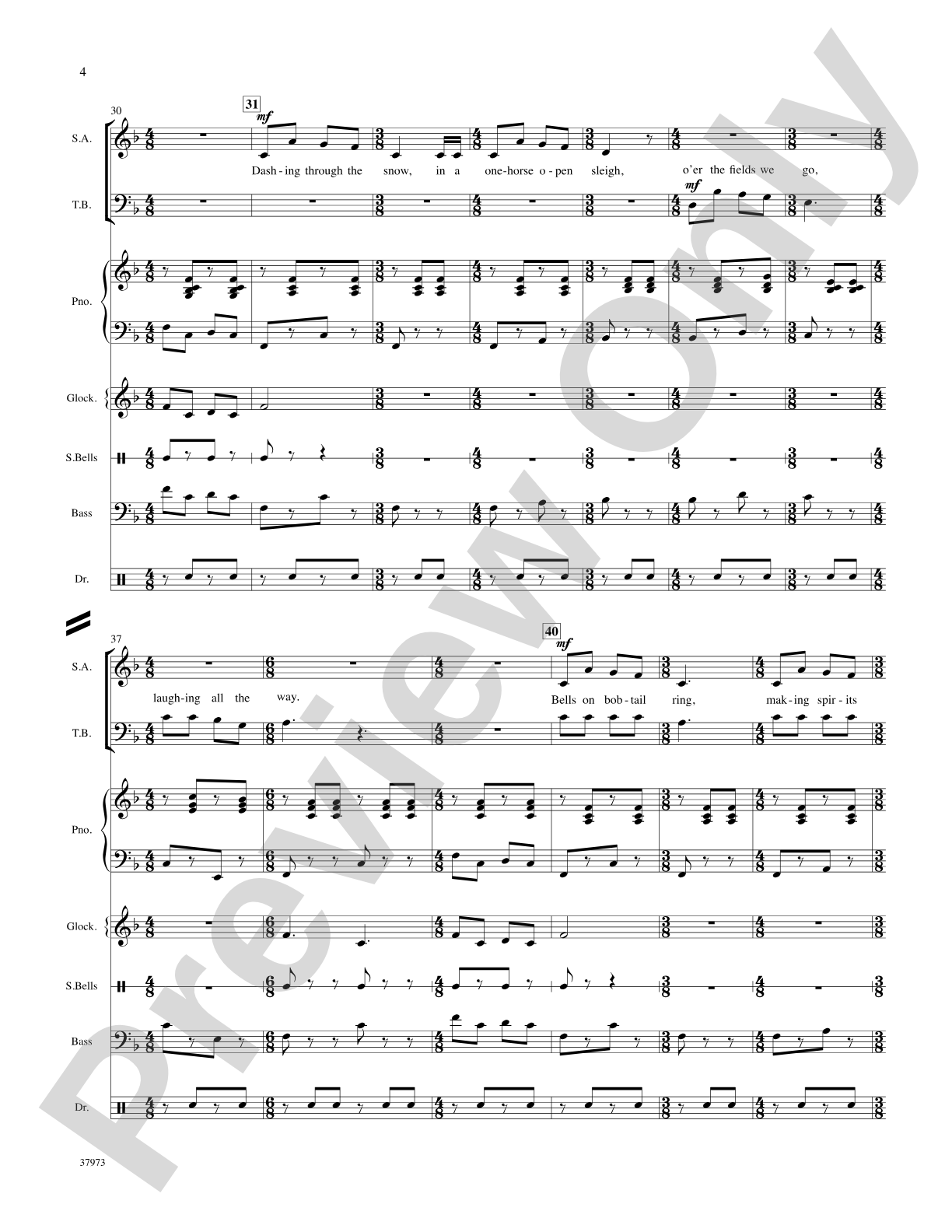 Jingle Bells (Sort Of): Choral SoundPax