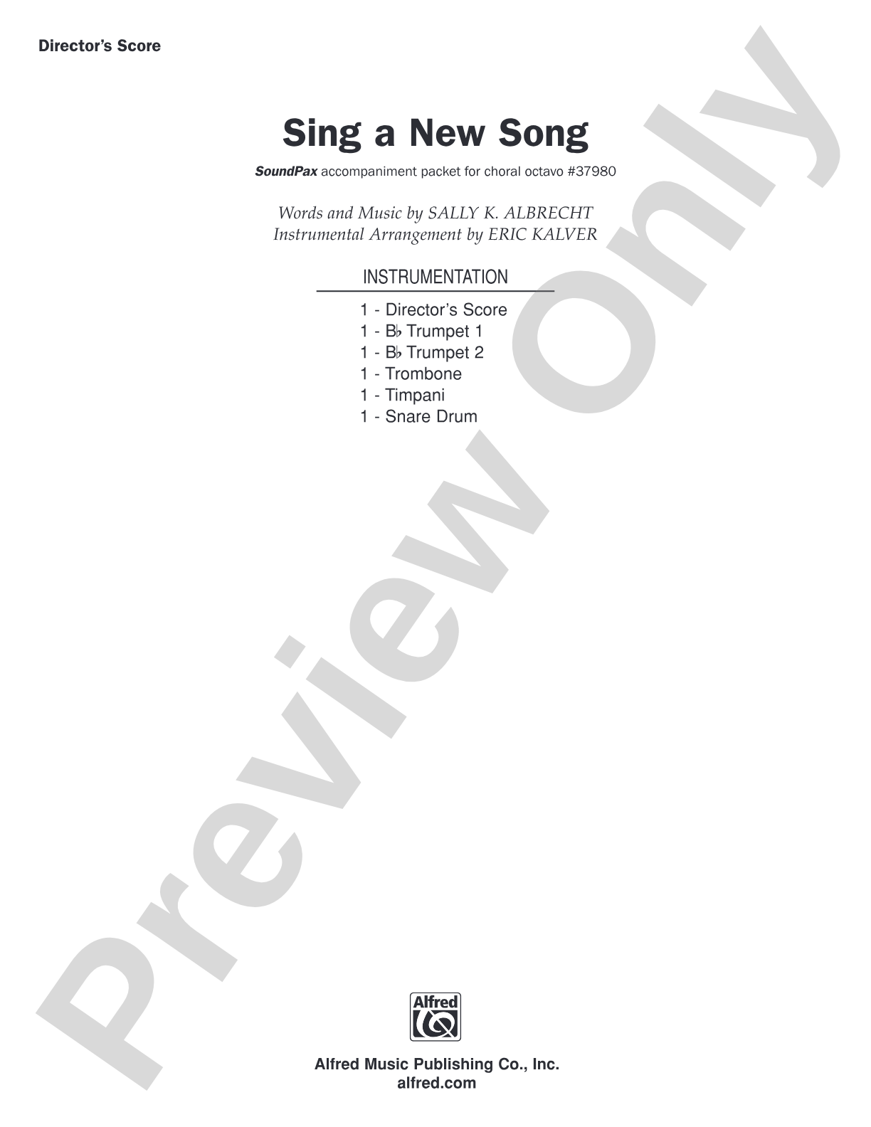 Sing a New Song: Choral SoundPax