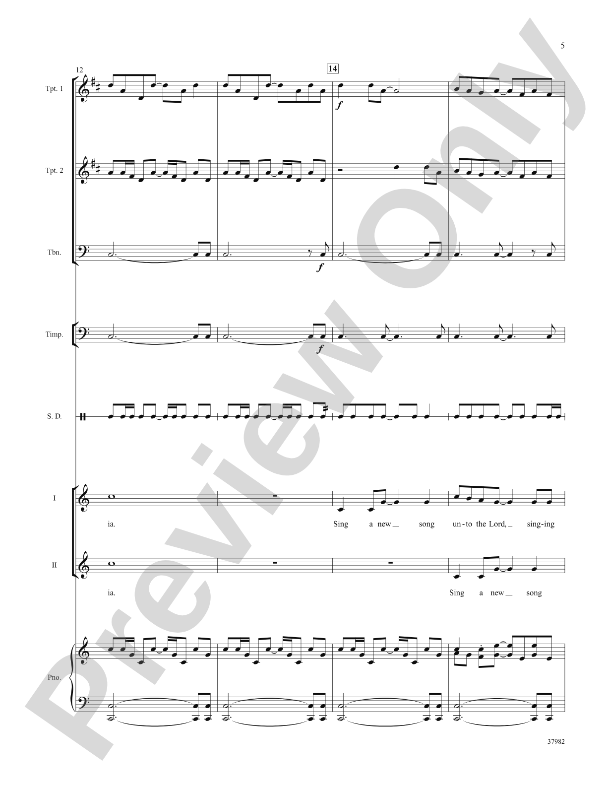 Sing a New Song: Choral SoundPax