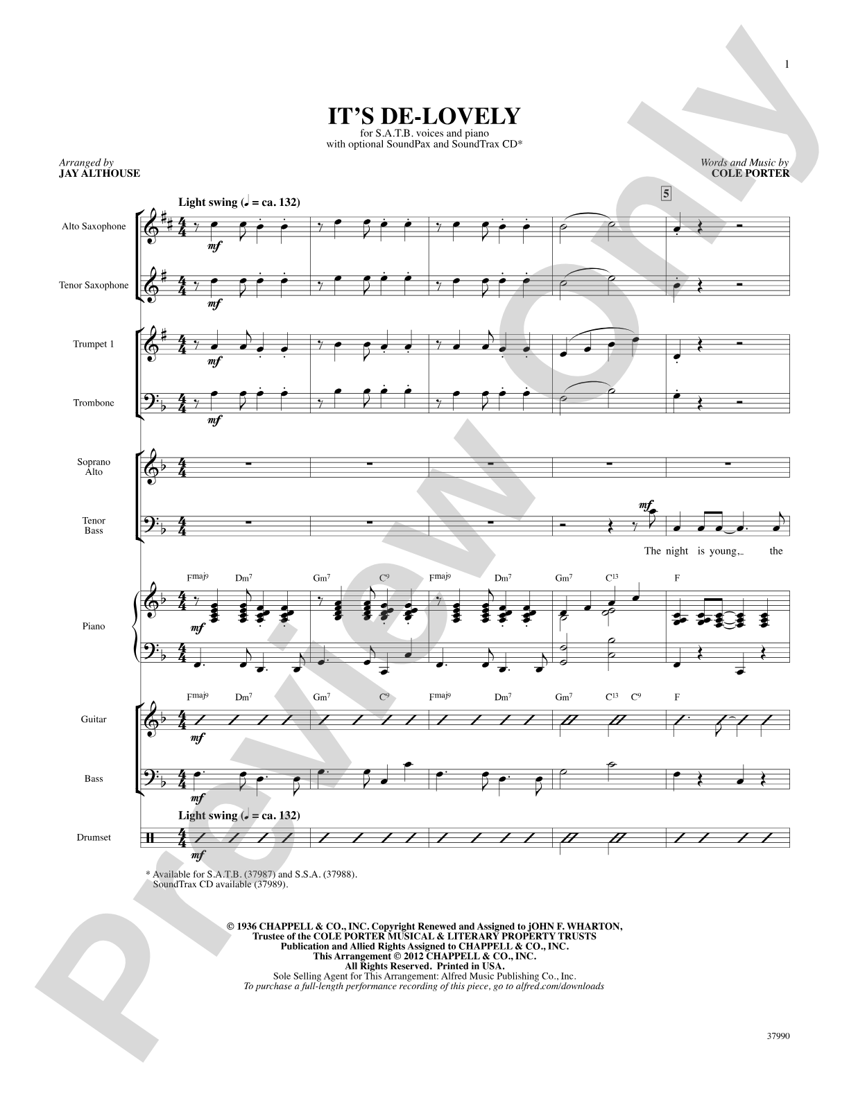 It's De-lovely: Choral SoundPax