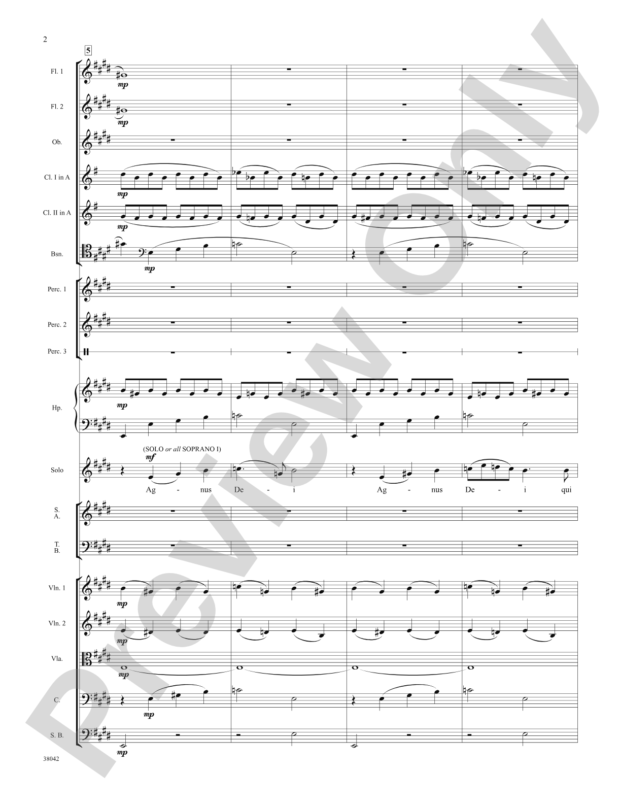 Agnus Dei: Choral SoundPax