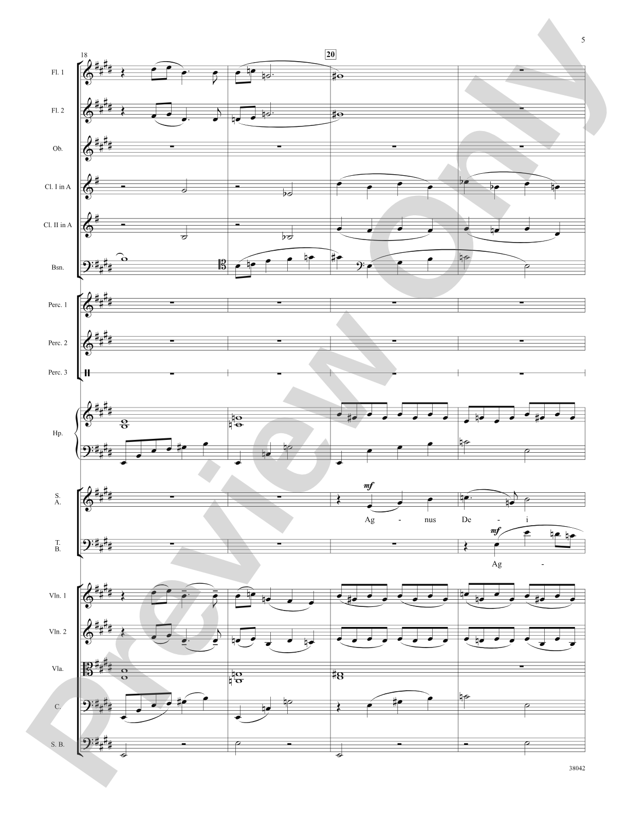 Agnus Dei: Choral SoundPax