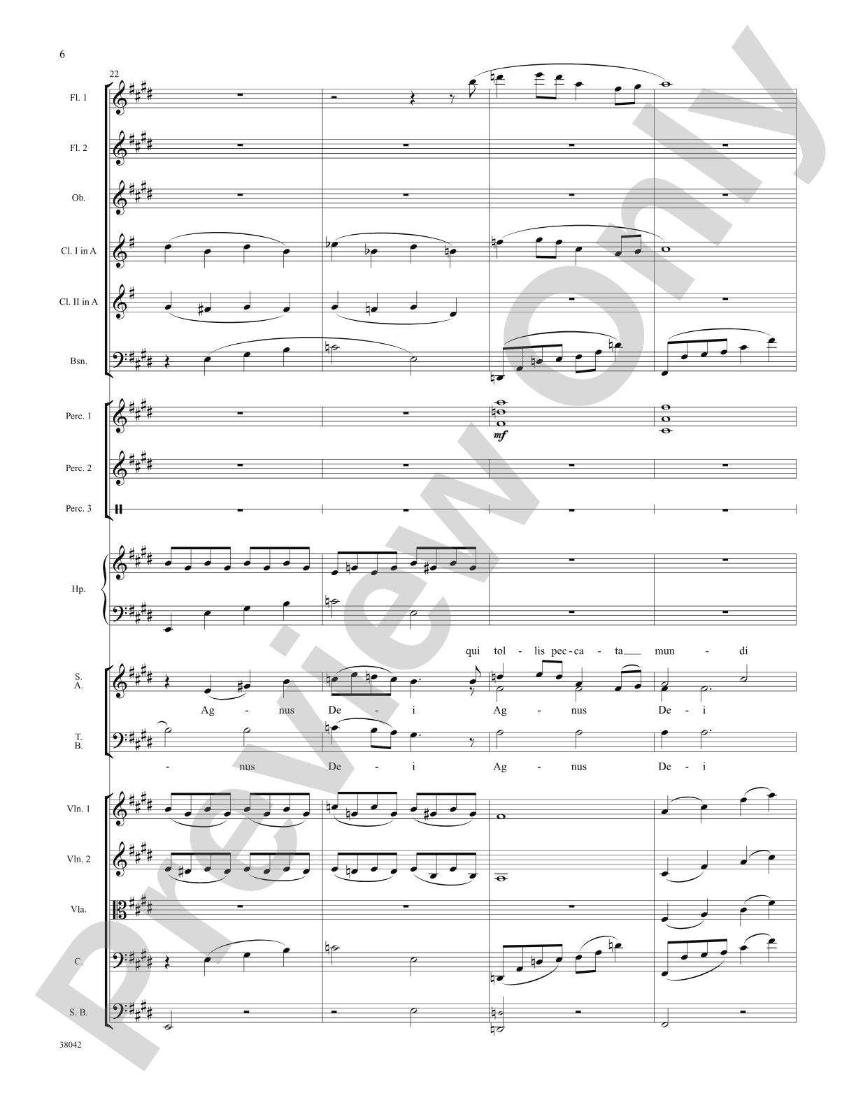 Agnus Dei: Choral SoundPax