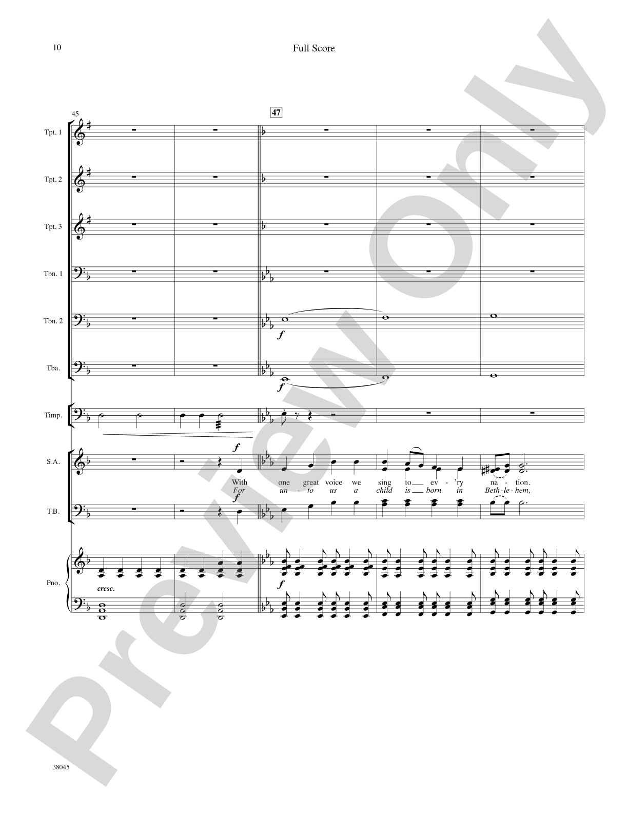 Gloria Fanfare: Choral SoundPax