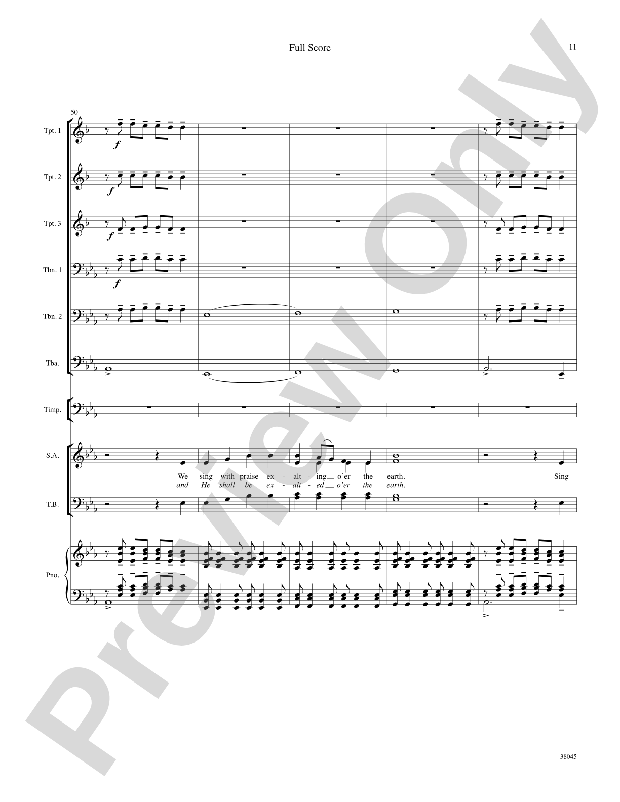 Gloria Fanfare: Choral SoundPax